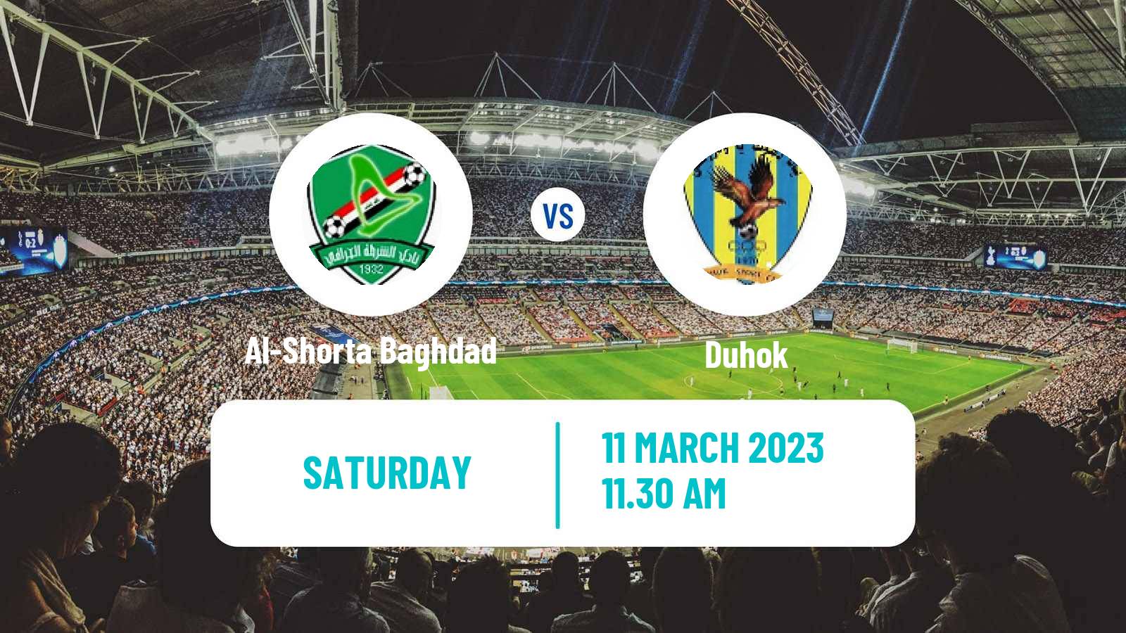 Soccer Iraqi Premier League Al-Shorta Baghdad - Duhok