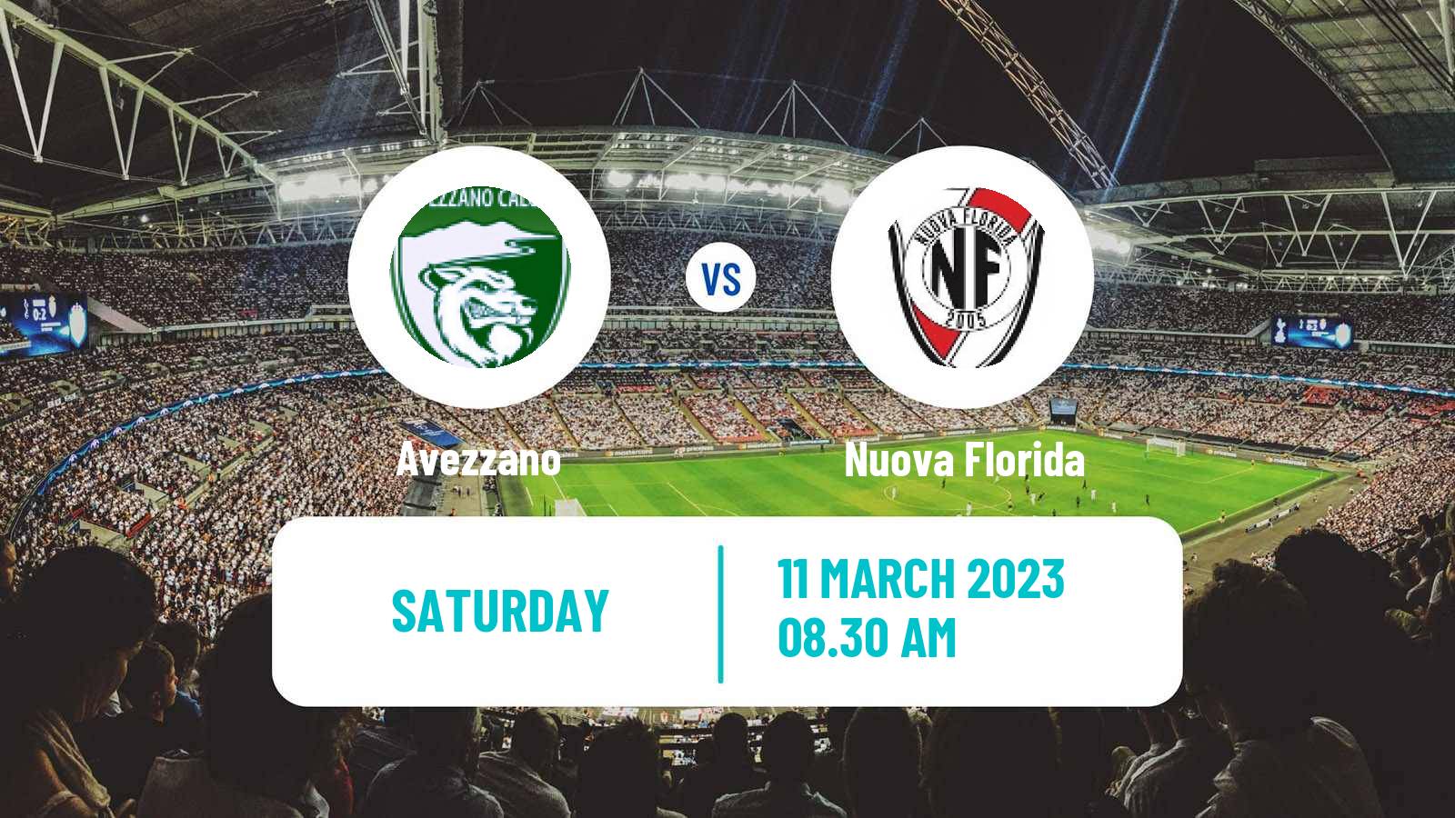 Soccer Italian Serie D - Group F Avezzano - Nuova Florida