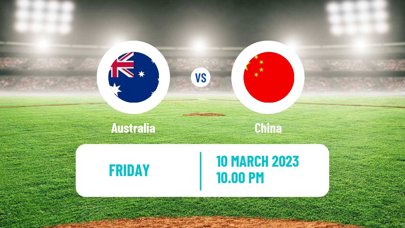 Baseball World Baseball Classic Australia - China