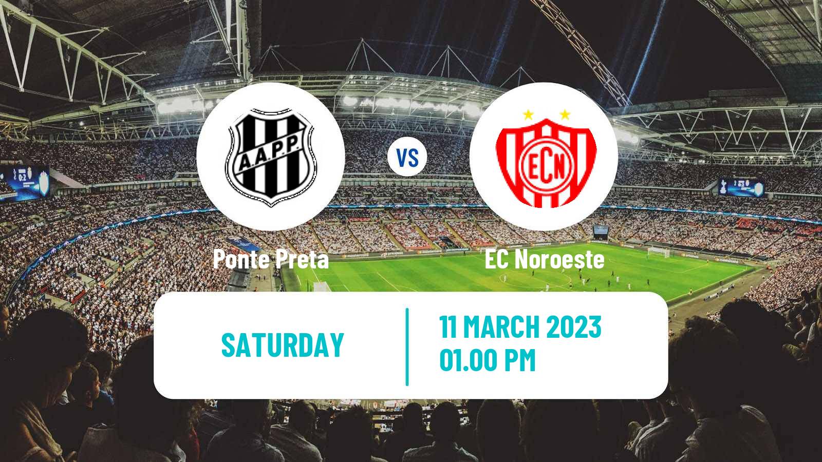 Soccer Brazilian Campeonato Paulista A2 Ponte Preta - EC Noroeste