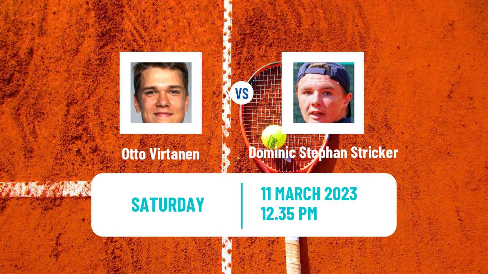 Tennis ATP Challenger Otto Virtanen - Dominic Stephan Stricker