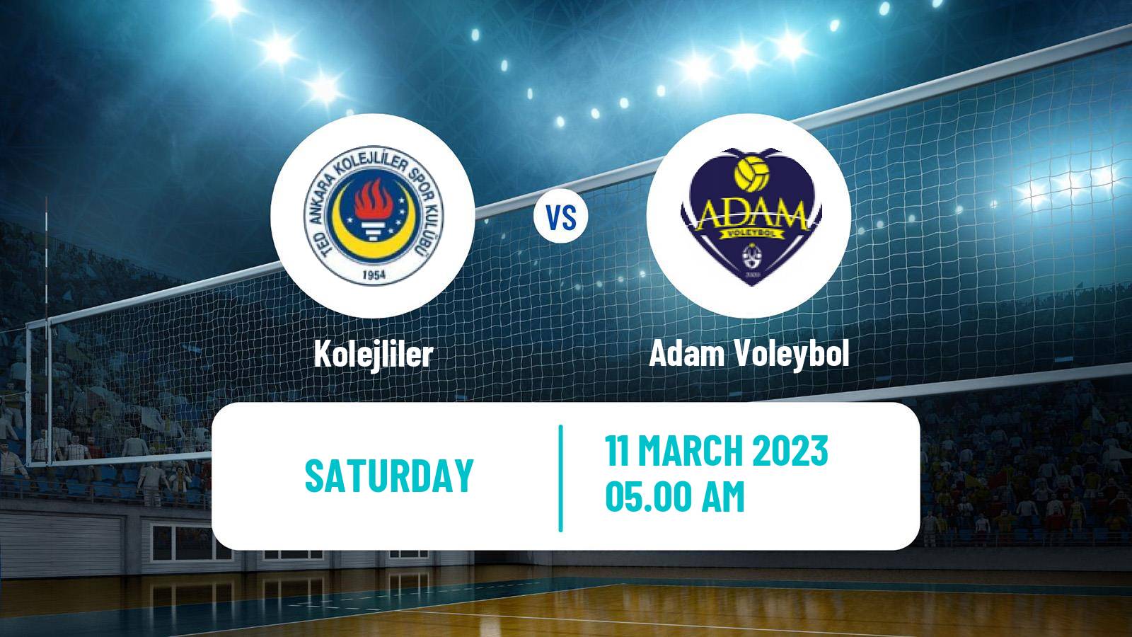Volleyball Turkish 1 Ligi Volleyball Women Kolejliler - Adam Voleybol