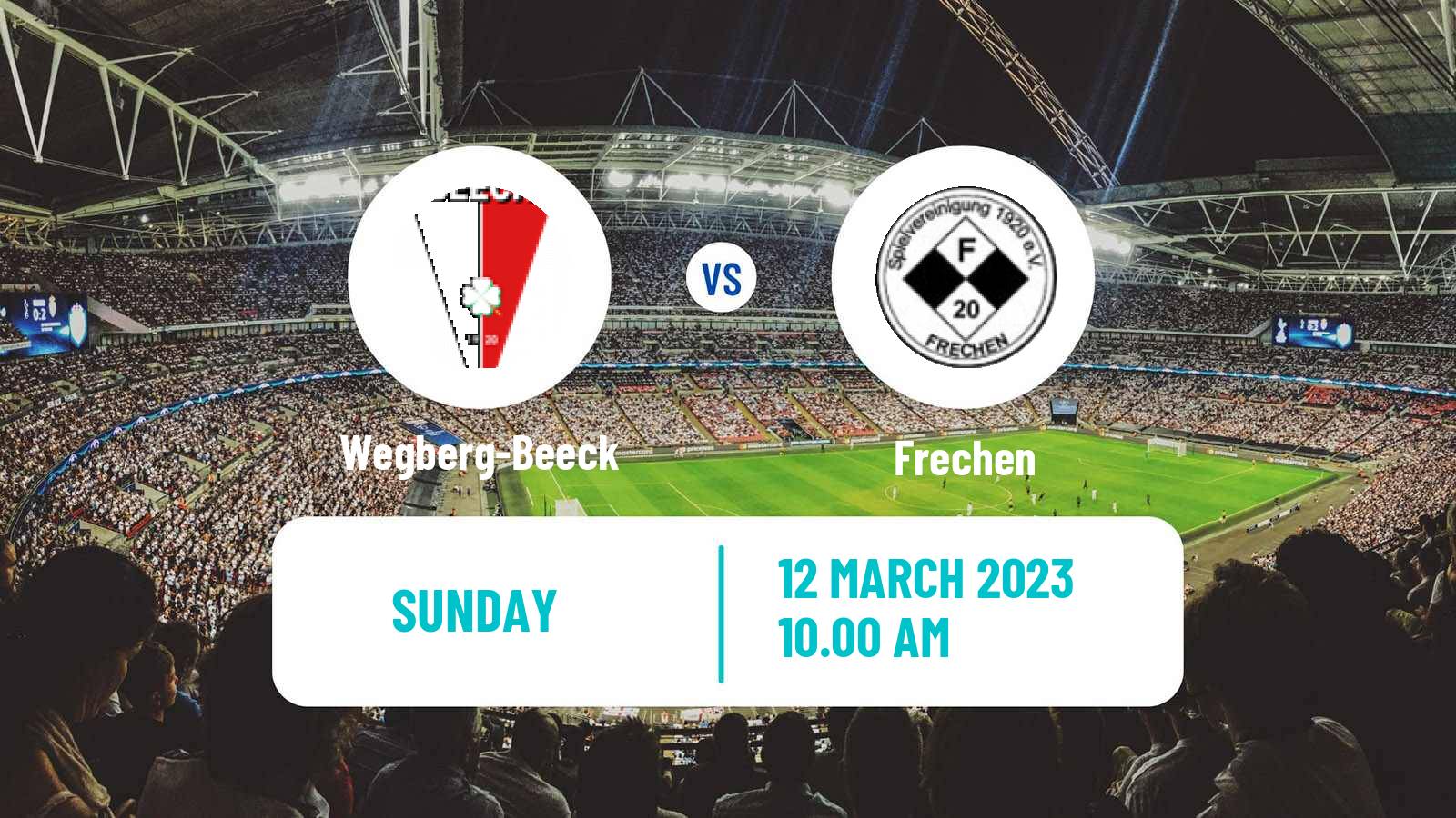 Soccer German Oberliga Mittelrhein Wegberg-Beeck - Frechen