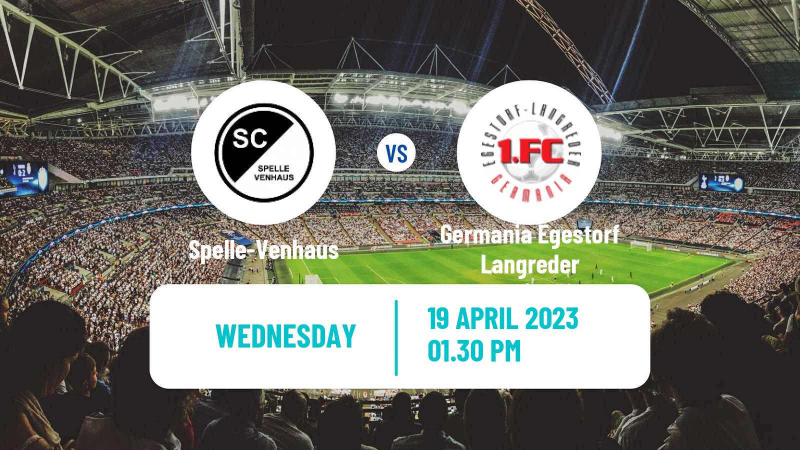 Soccer German Oberliga Niedersachsen Spelle-Venhaus - Germania Egestorf Langreder