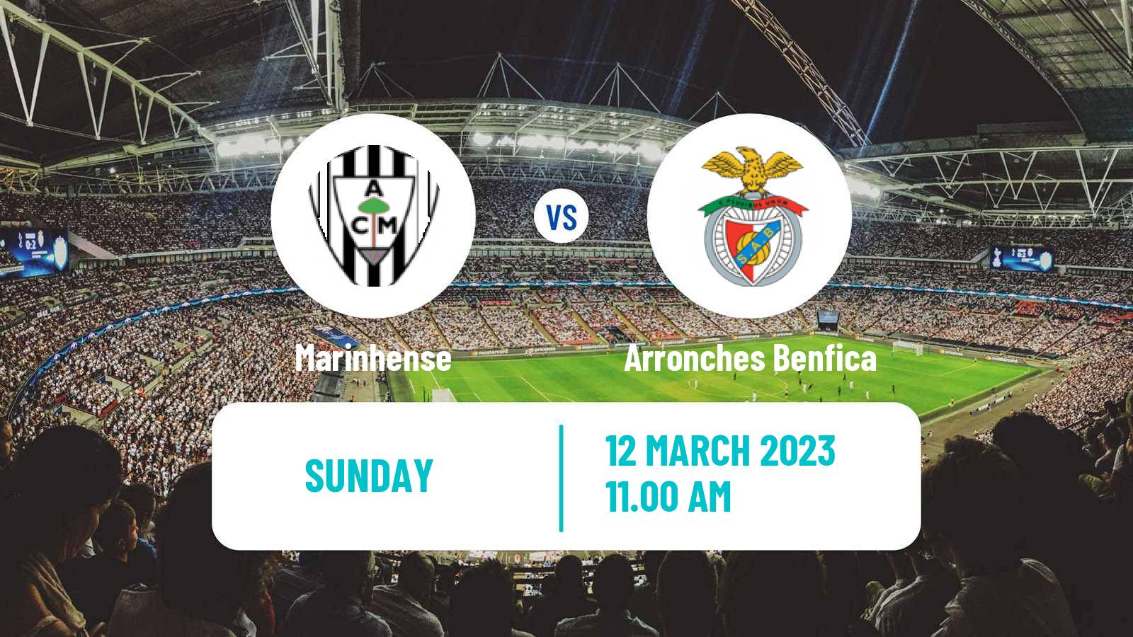 Soccer Campeonato de Portugal Marinhense - Arronches Benfica