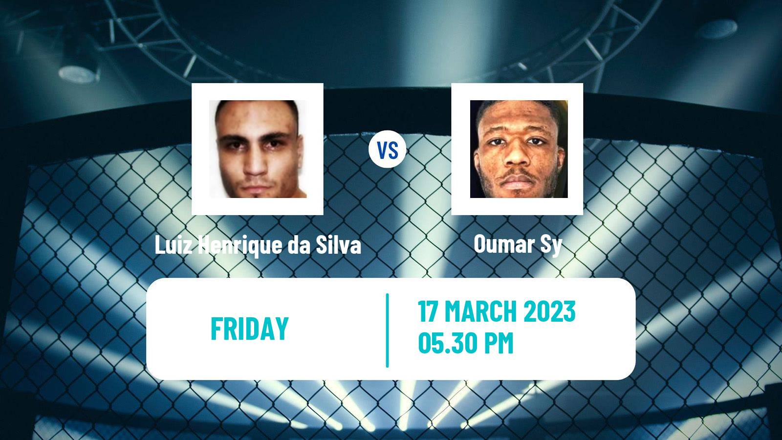 MMA MMA Luiz Henrique da Silva - Oumar Sy