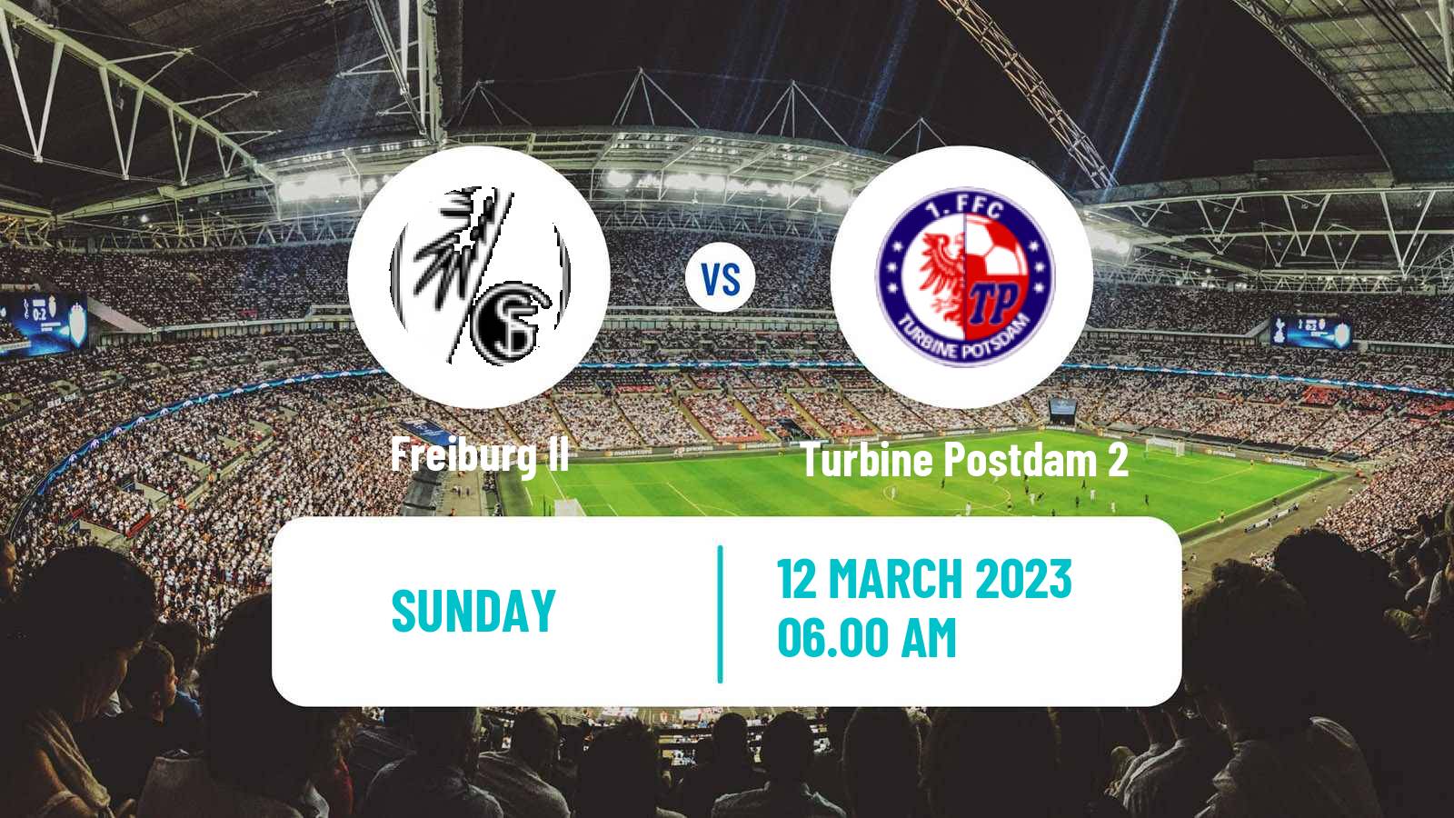 Soccer German 2 Bundesliga Women Freiburg II - Turbine Postdam 2