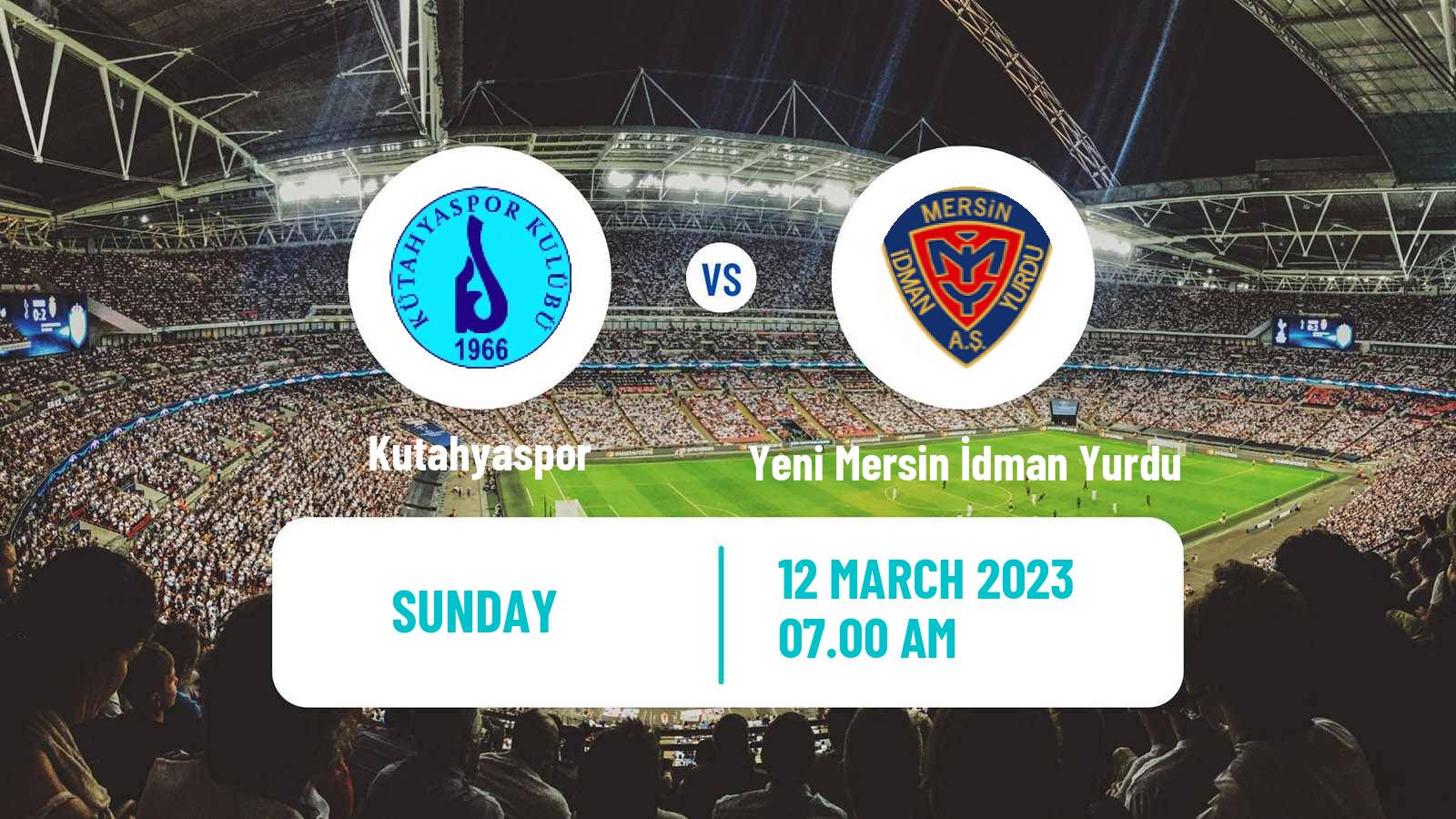 Soccer Turkish 3 Lig Group 1 Kutahyaspor - Yeni Mersin İdman Yurdu