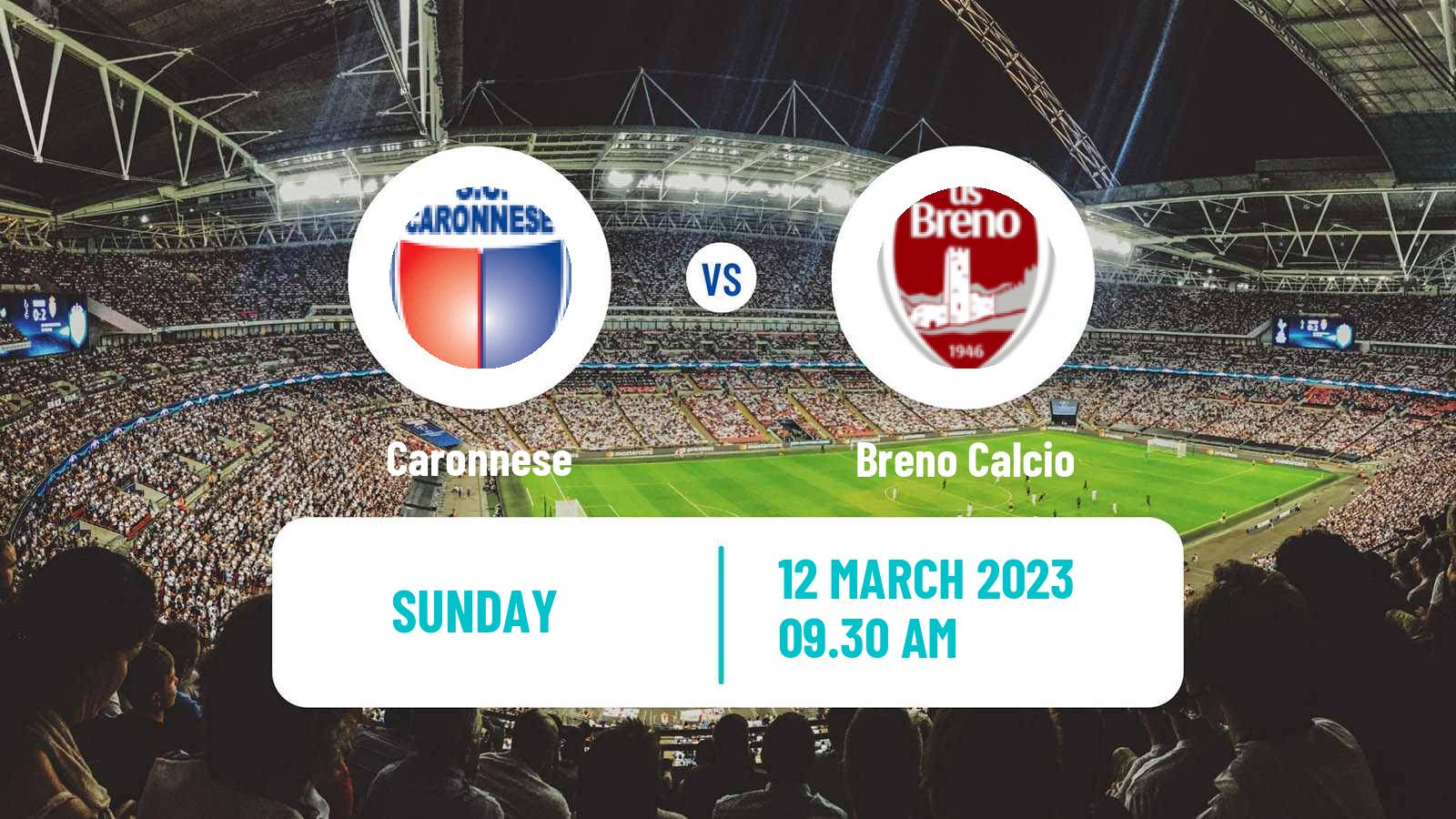Soccer Italian Serie D - Group B Caronnese - Breno