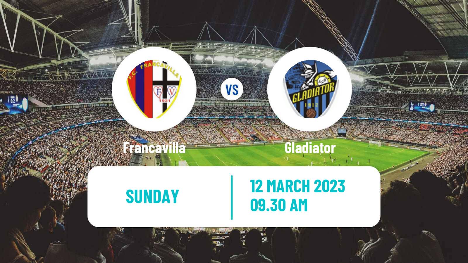 Soccer Italian Serie D - Group H Francavilla - Gladiator