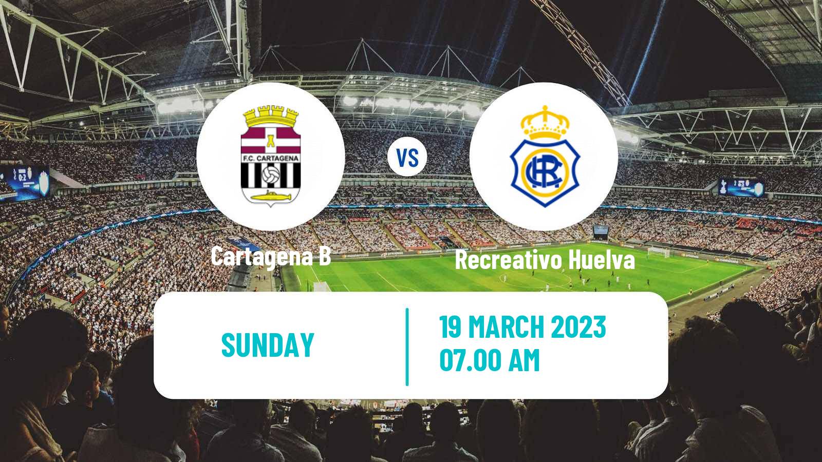 Soccer Spanish Segunda RFEF - Group 4 Cartagena B - Recreativo Huelva