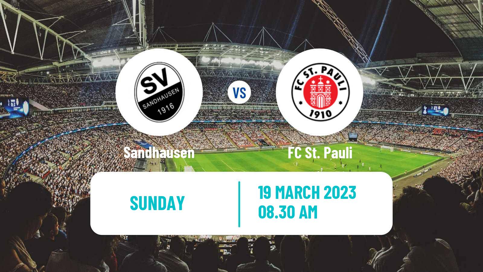 Soccer German 2 Bundesliga Sandhausen - St. Pauli