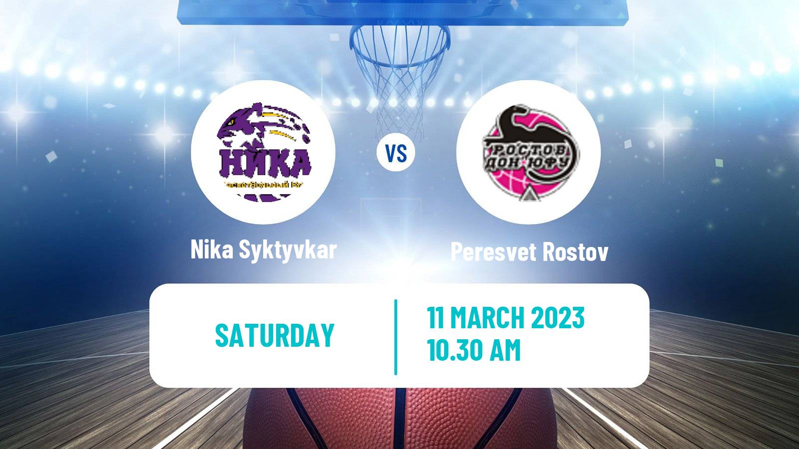 Basketball Russian Premier League Basketball Women Nika Syktyvkar - Peresvet Rostov