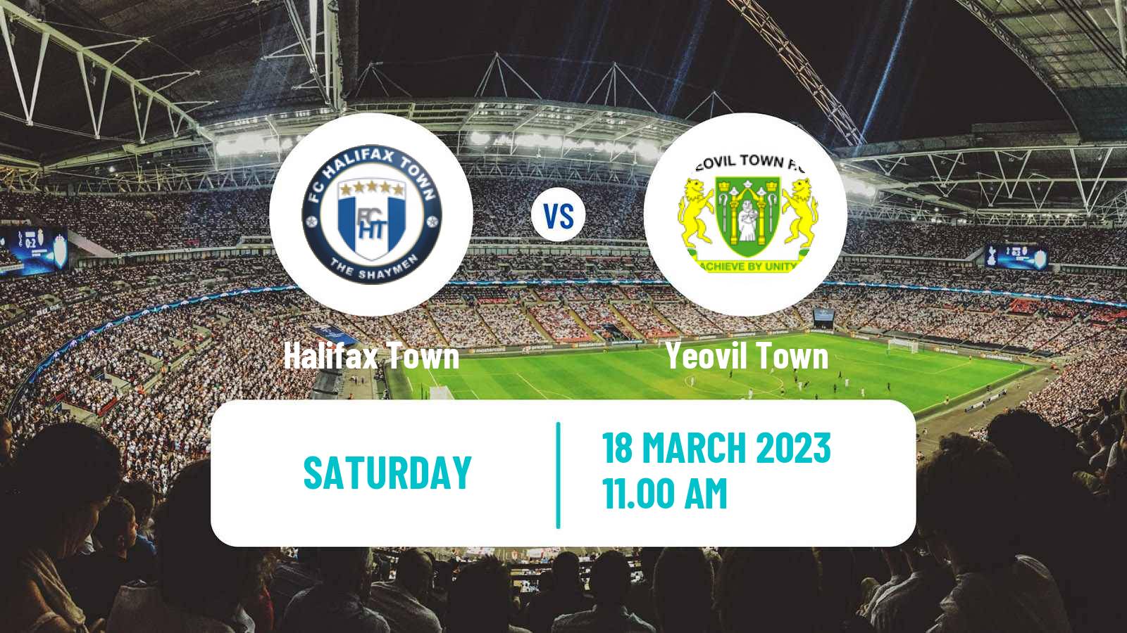 Soccer English National League Halifax Town - Yeovil Town