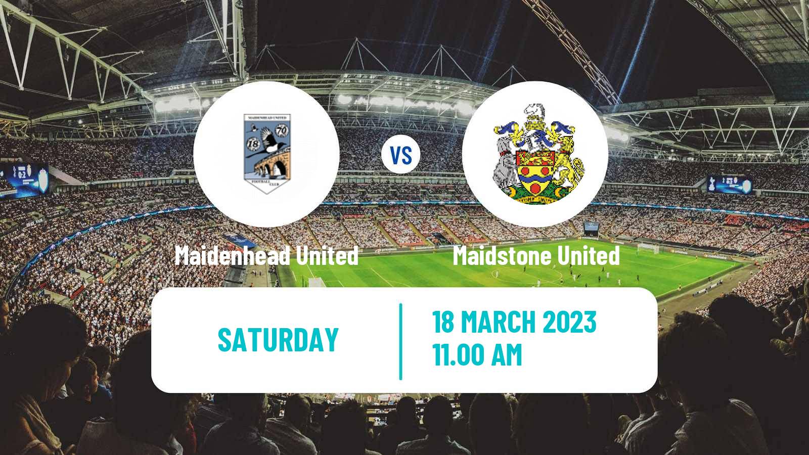 Soccer English National League Maidenhead United - Maidstone United