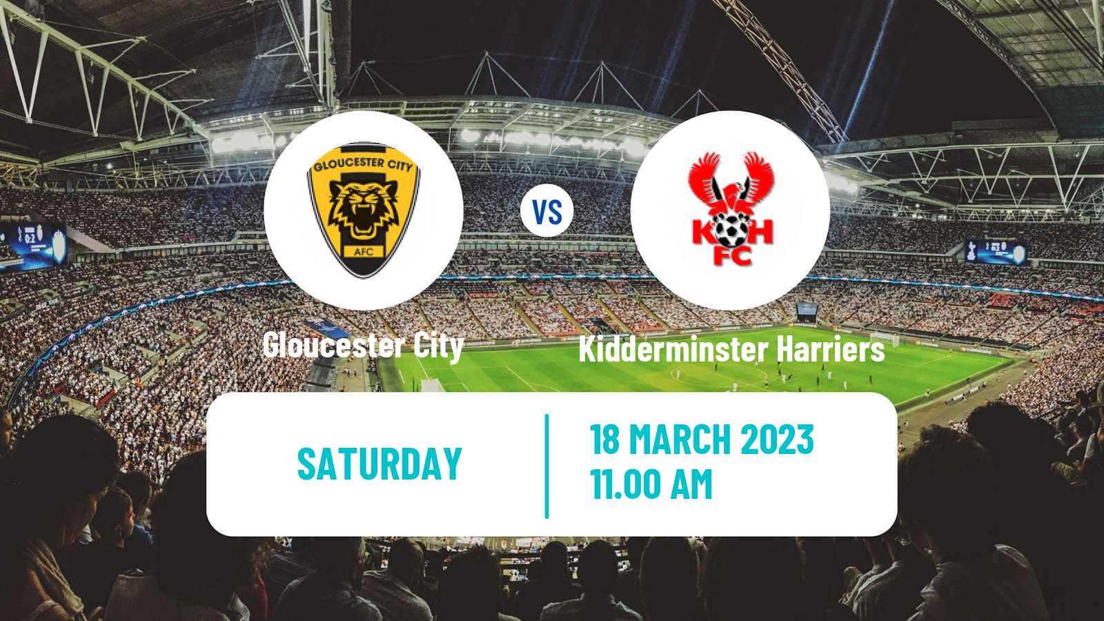 Soccer English National League North Gloucester City - Kidderminster Harriers