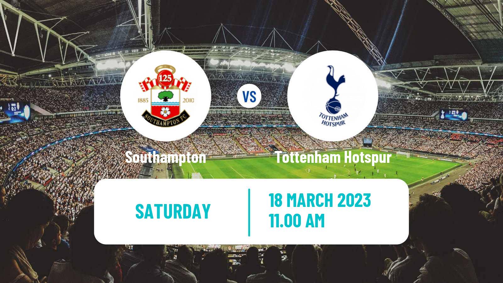 Soccer English Premier League Southampton - Tottenham Hotspur