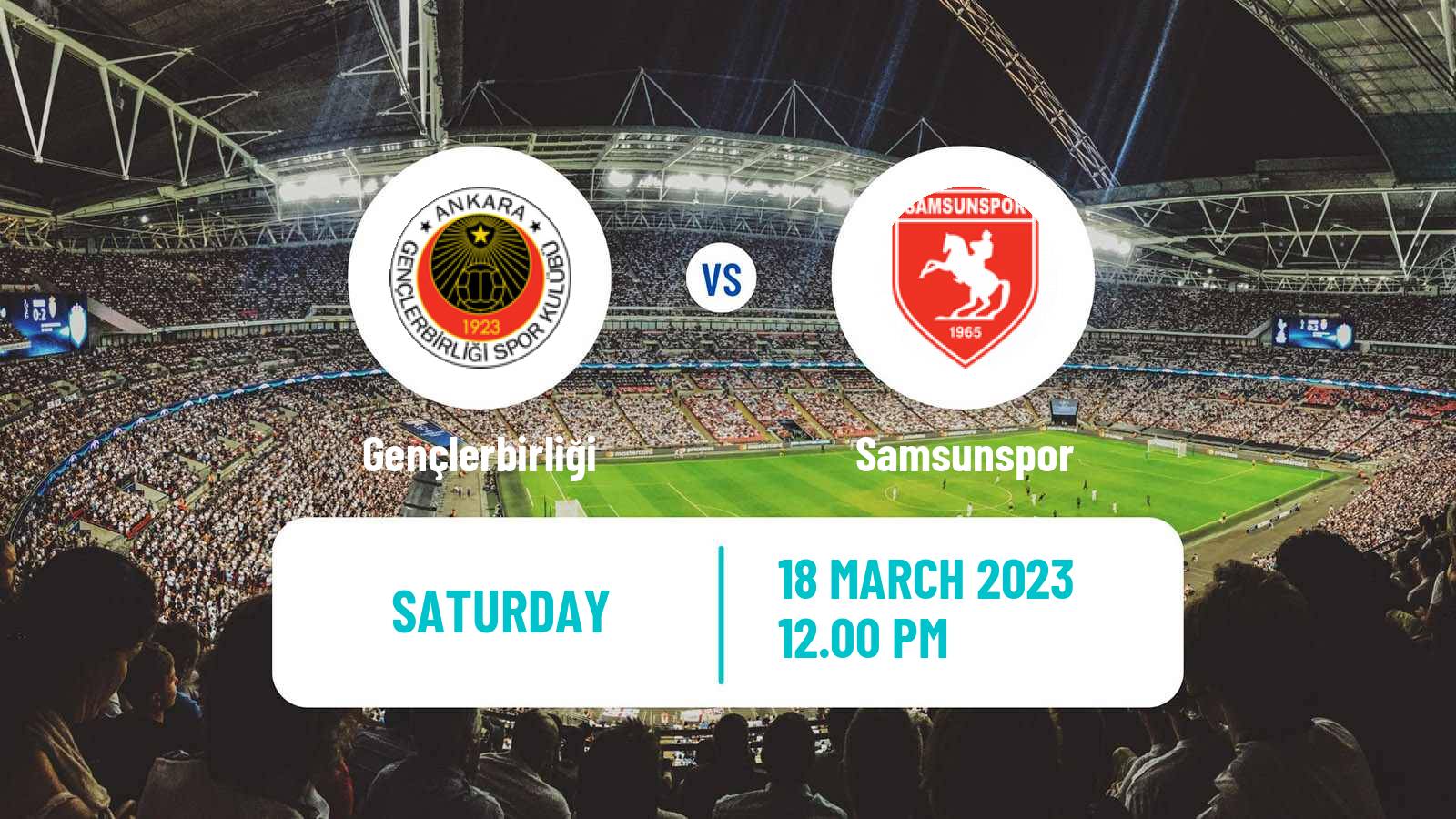 Soccer Turkish First League Gençlerbirliği - Samsunspor