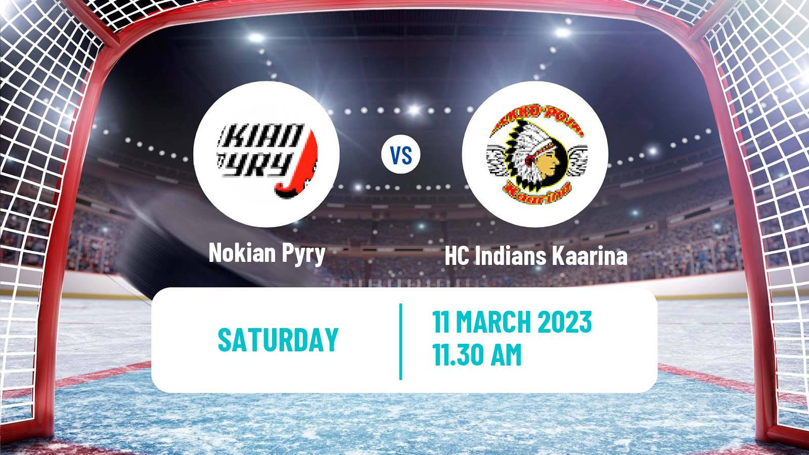 Hockey Finnish Suomi-sarja Nokian Pyry - HC Indians Kaarina