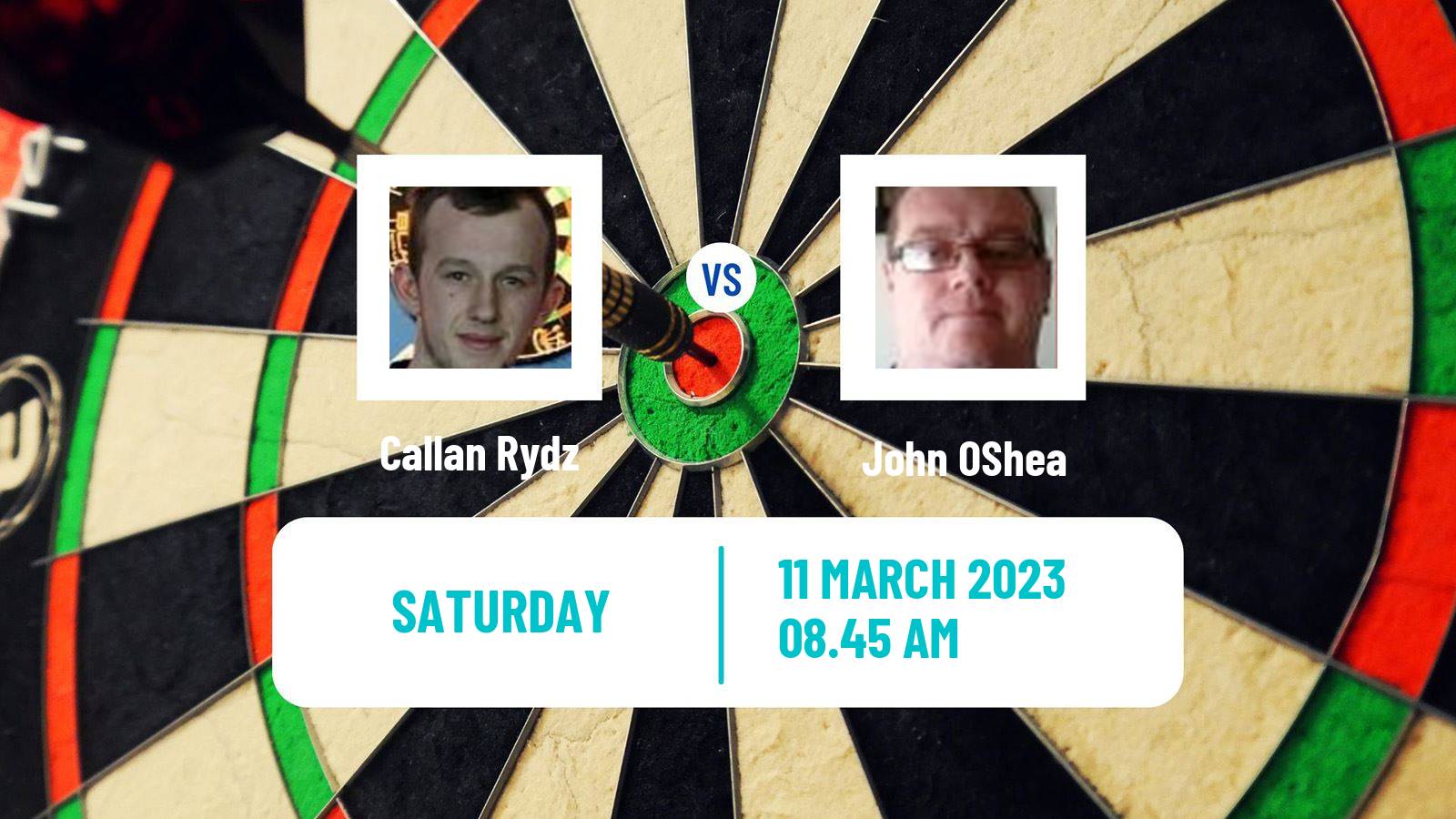 Darts Darts Callan Rydz - John OShea