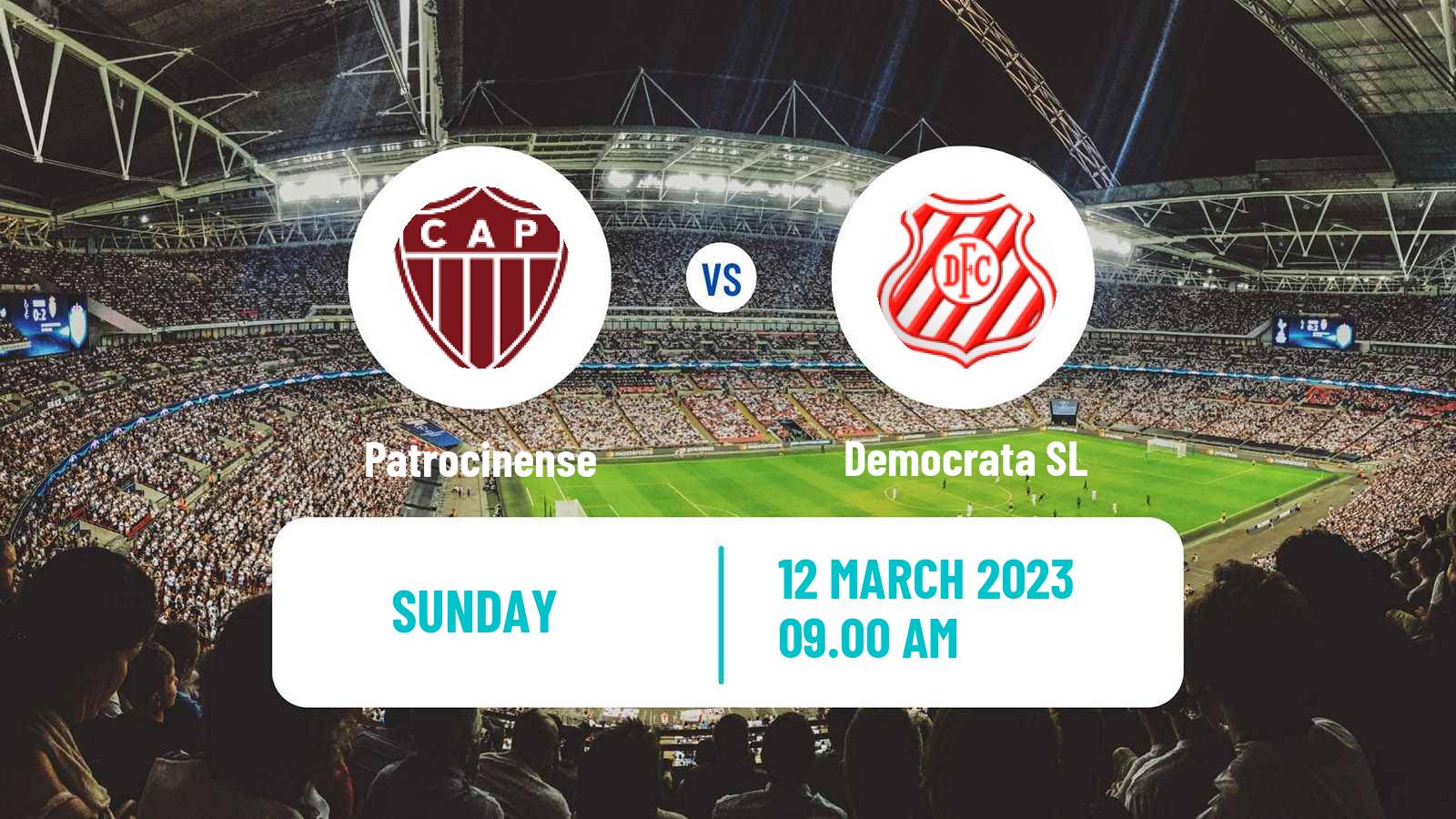 Soccer Brazilian Campeonato Mineiro Patrocinense - Democrata SL