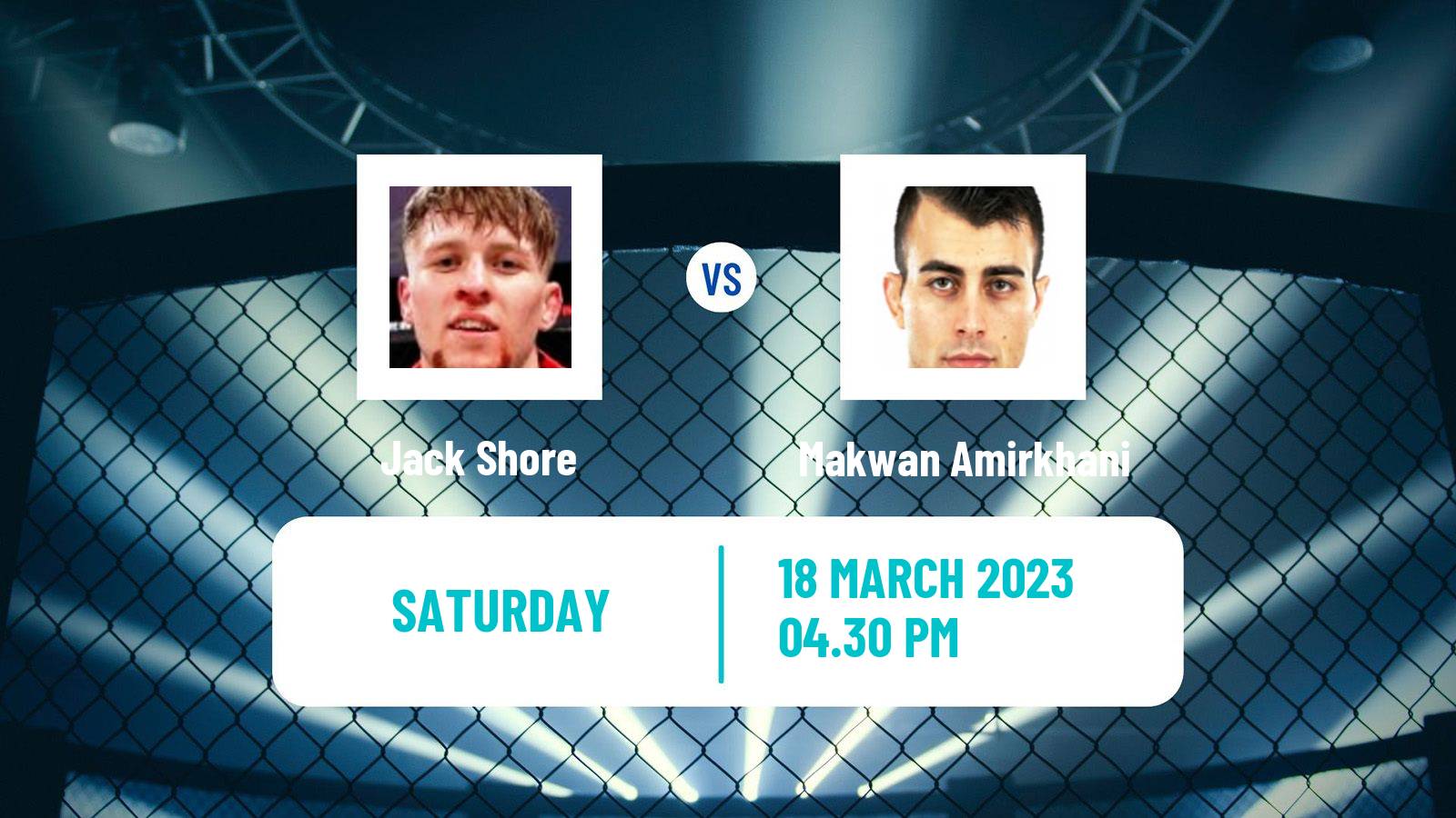 MMA MMA Jack Shore - Makwan Amirkhani