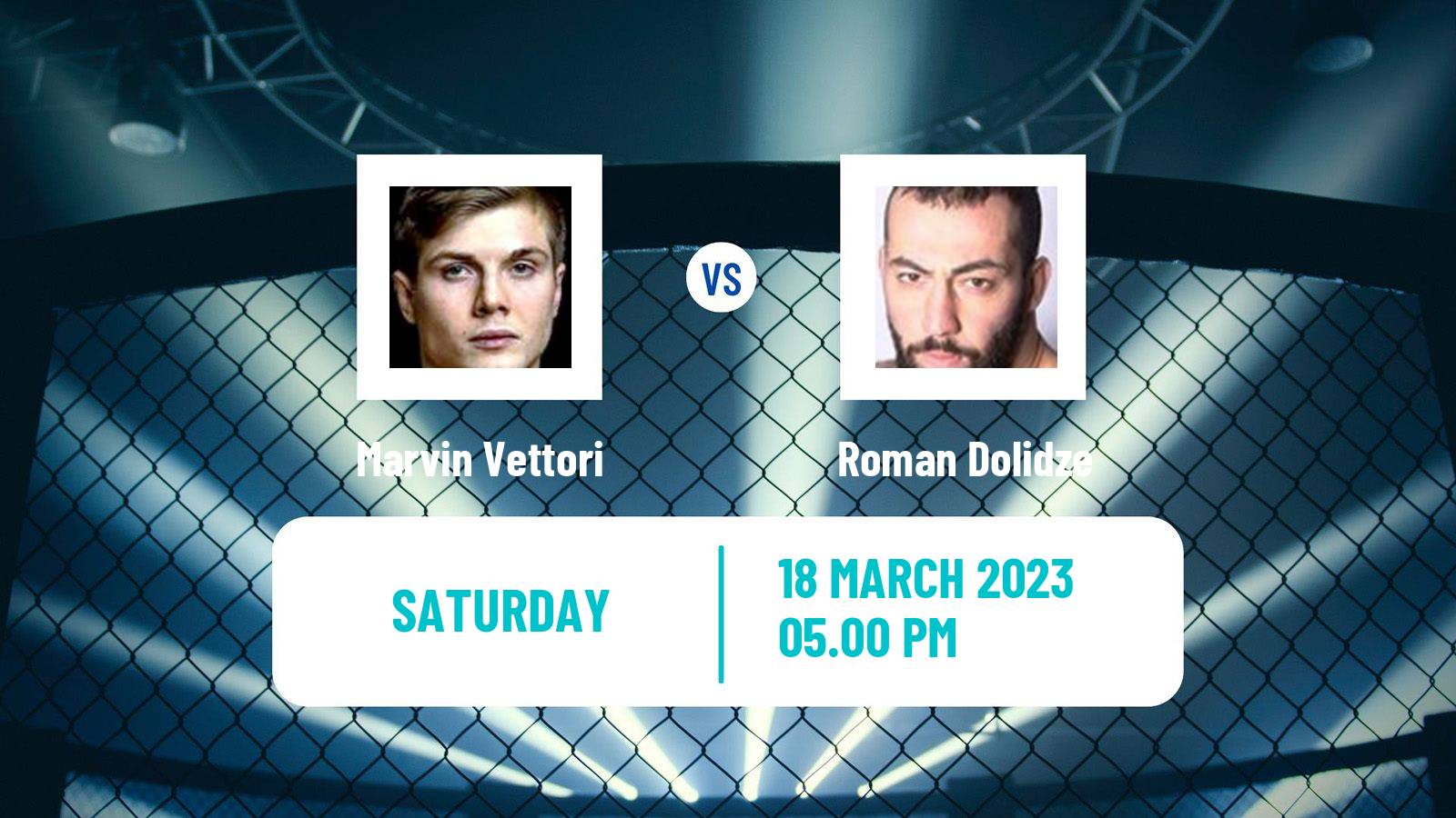 MMA MMA Marvin Vettori - Roman Dolidze