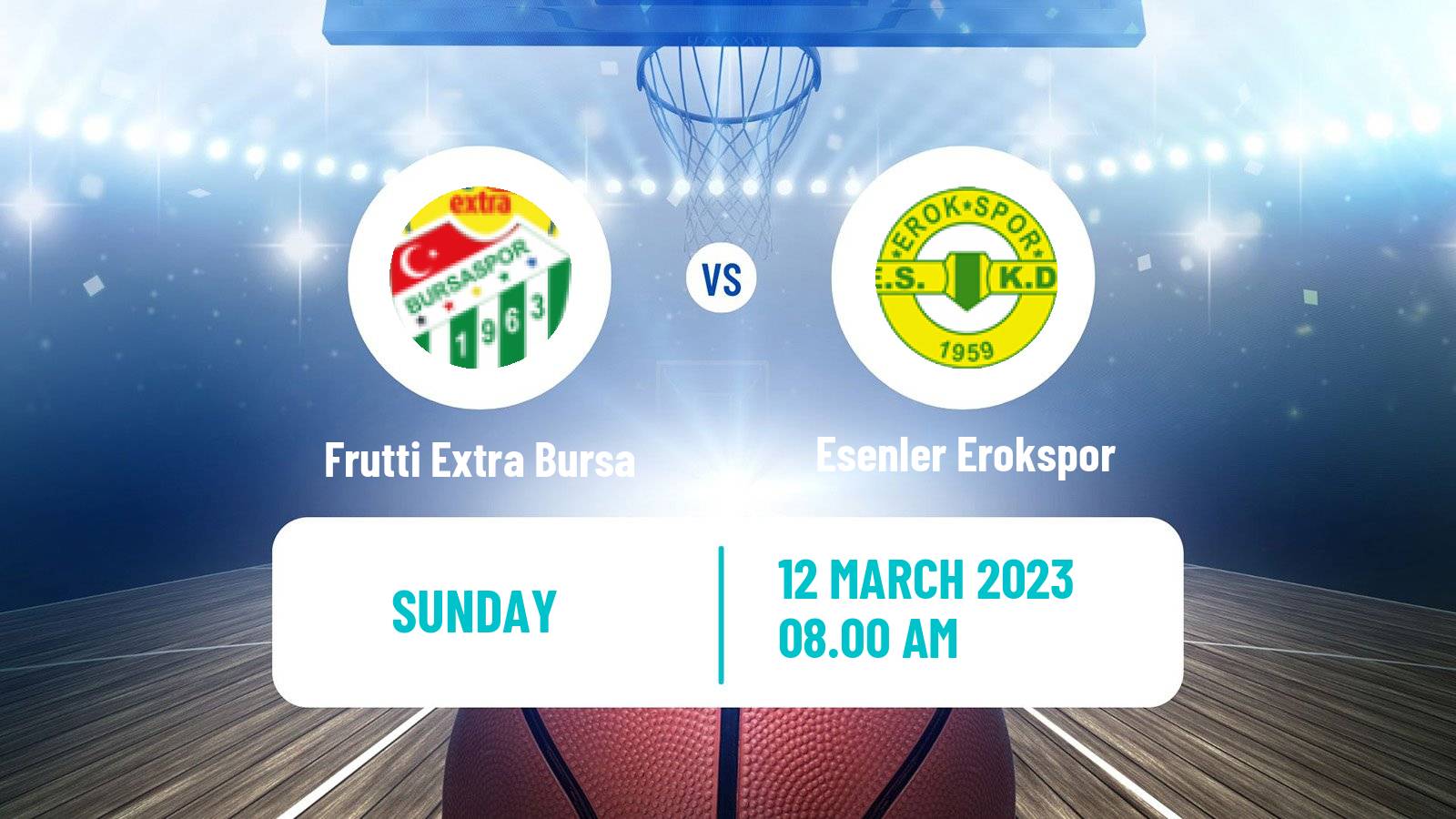 Basketball Turkish TB2L Frutti Extra Bursa - Esenler Erokspor