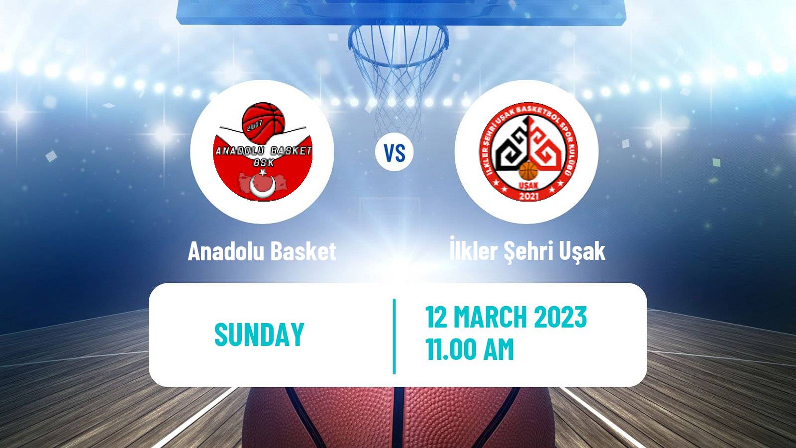 Basketball Turkish TB2L Anadolu Basket - İlkler Şehri Uşak