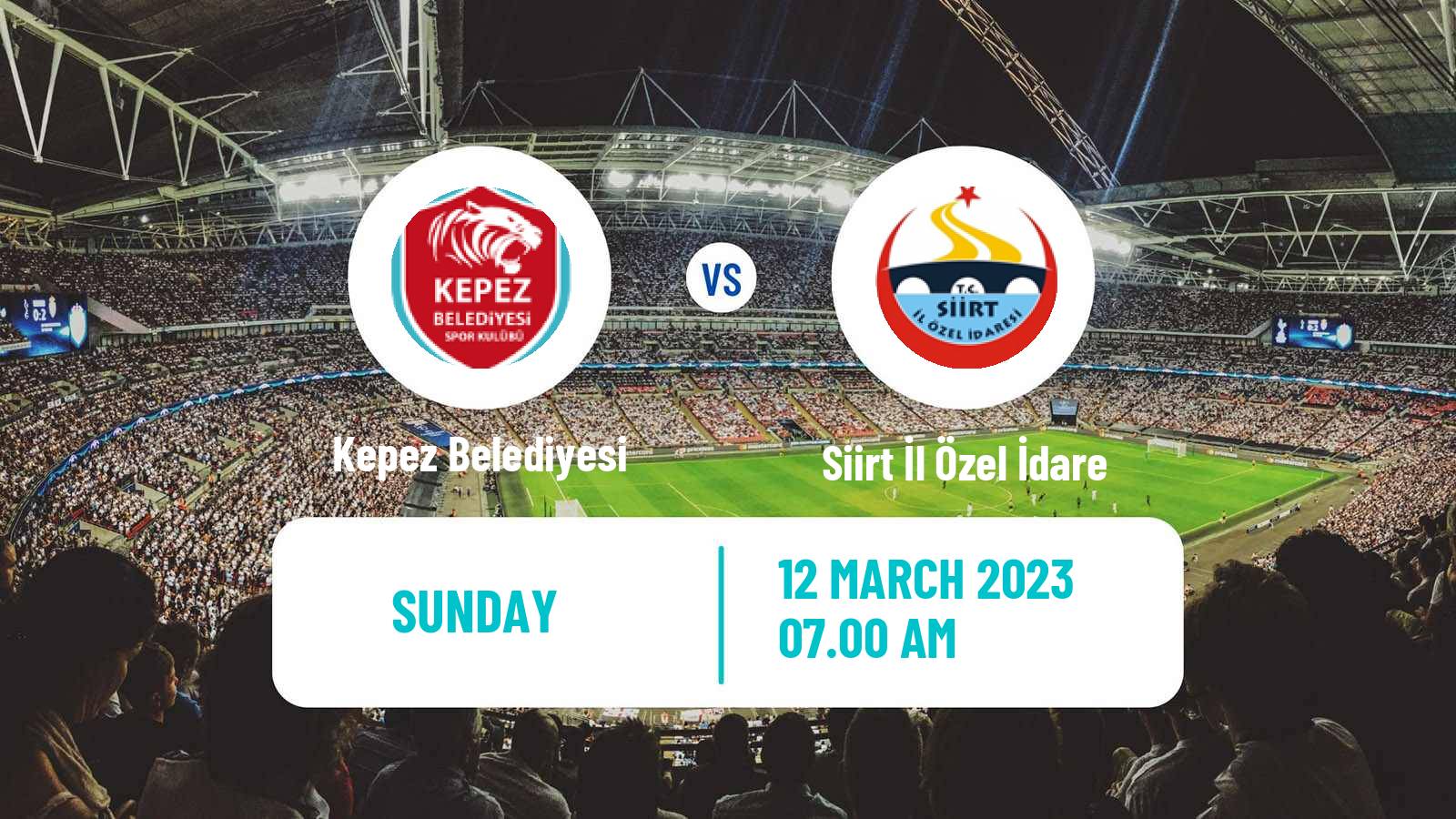 Soccer Turkish 3 Lig Group 3 Kepez Belediyesi - Siirt İl Özel İdare