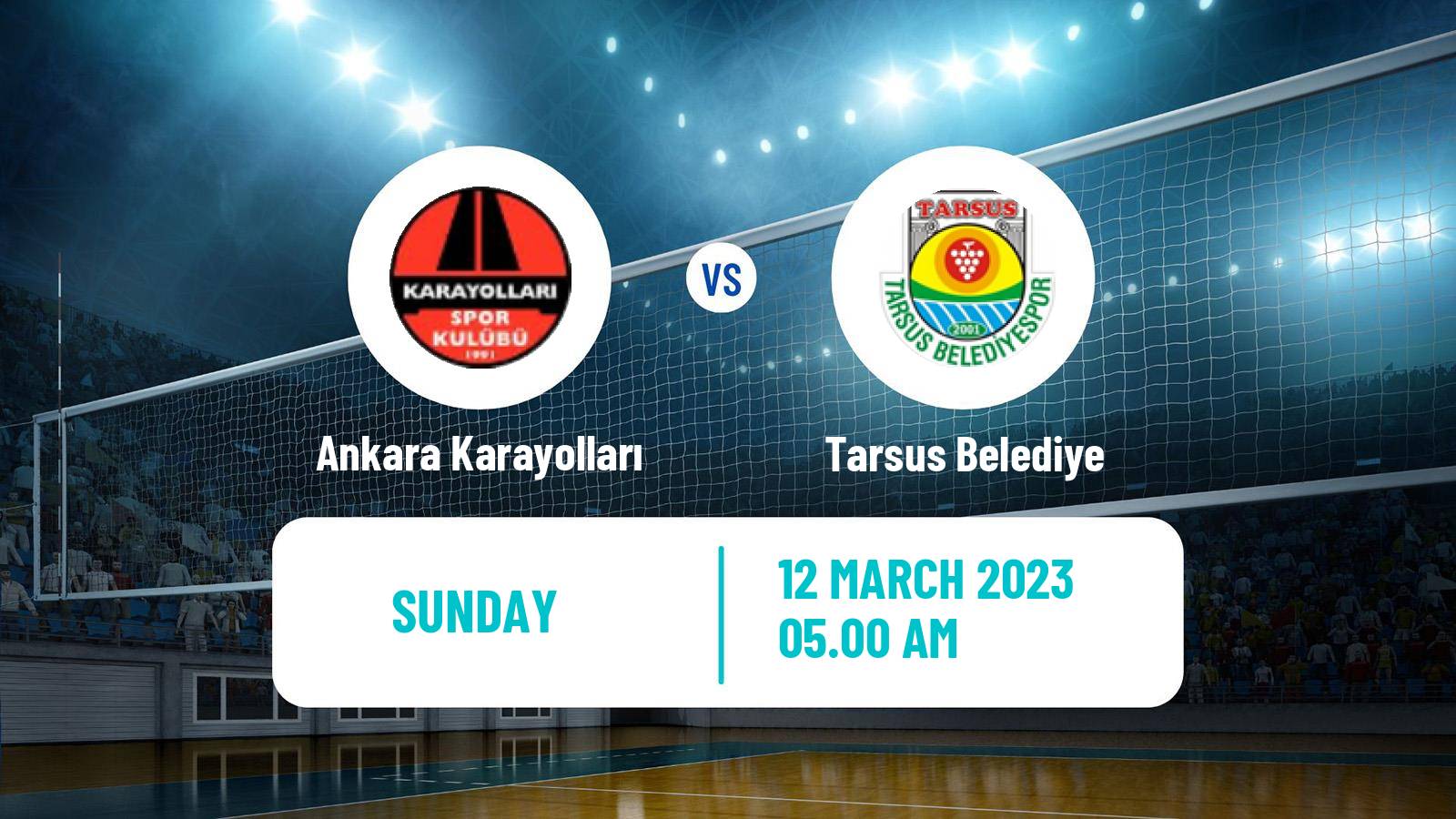 Volleyball Turkish 1 Ligi Volleyball Women Ankara Karayolları - Tarsus Belediye
