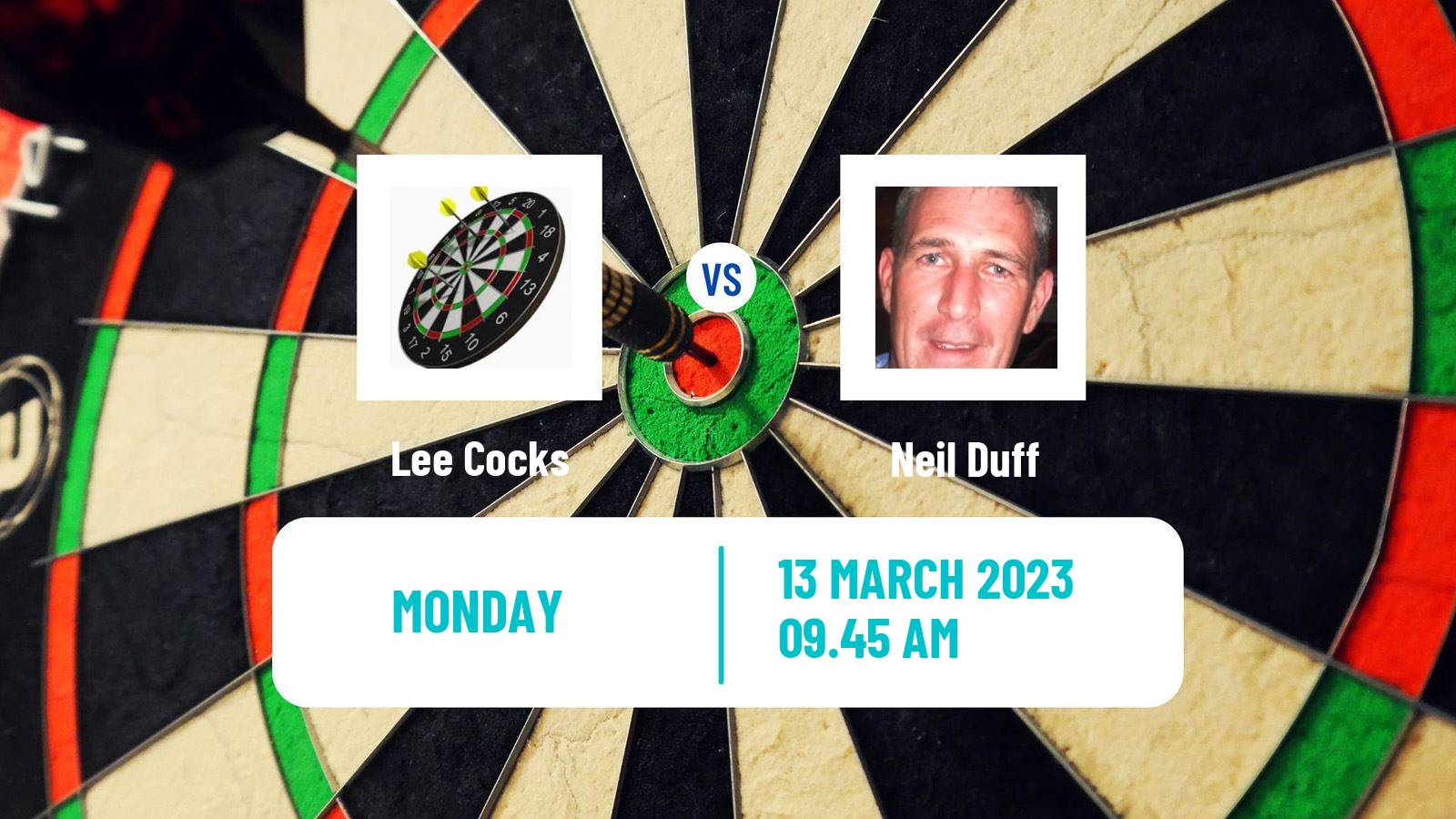 Darts Darts Lee Cocks - Neil Duff