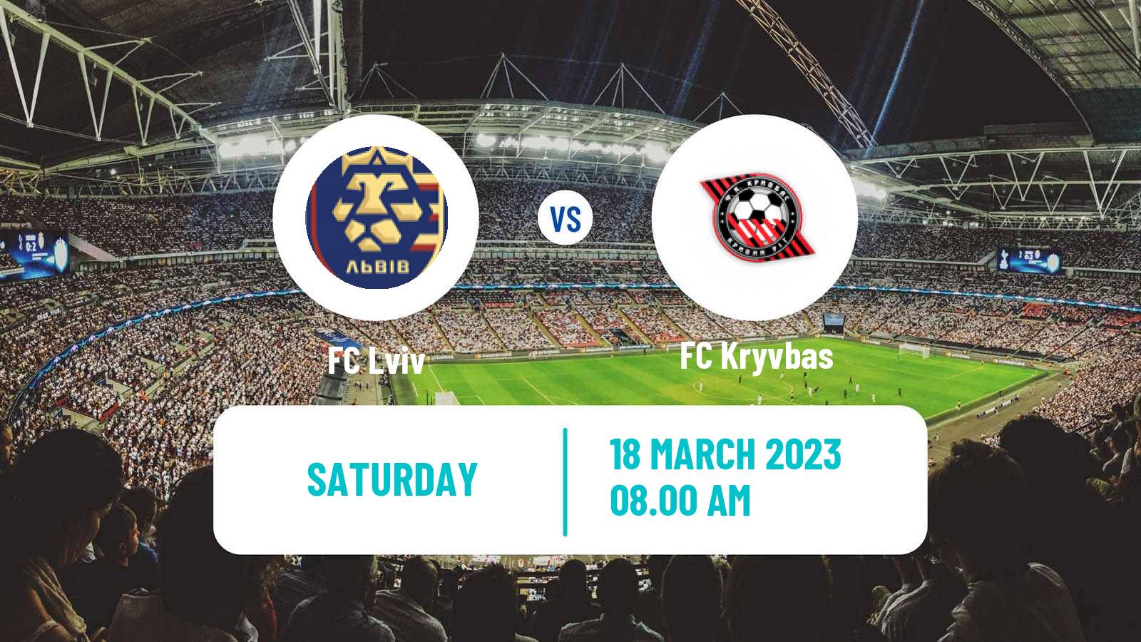Soccer Ukrainian Premier League Lviv - Kryvbas