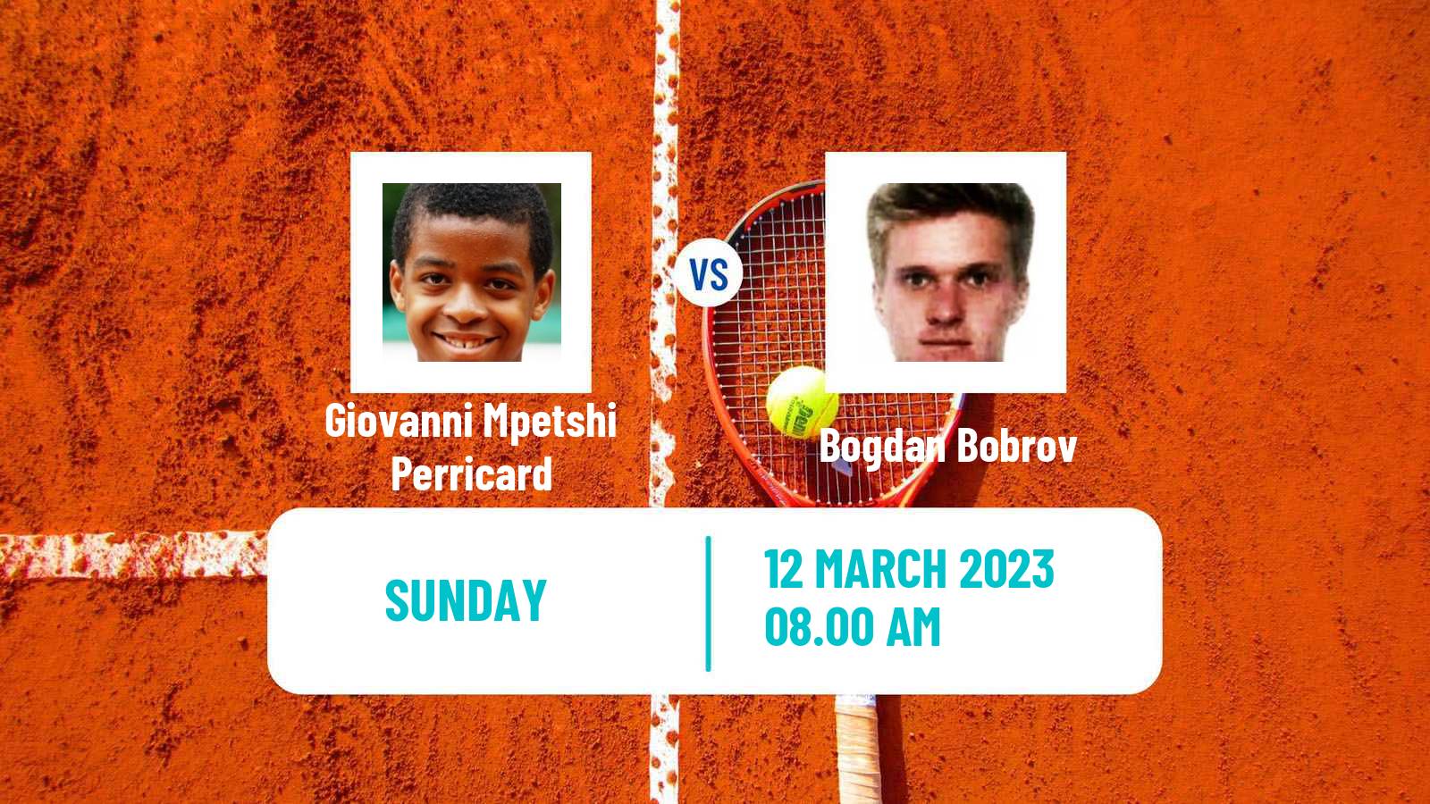 Tennis ATP Challenger Giovanni Mpetshi Perricard - Bogdan Bobrov