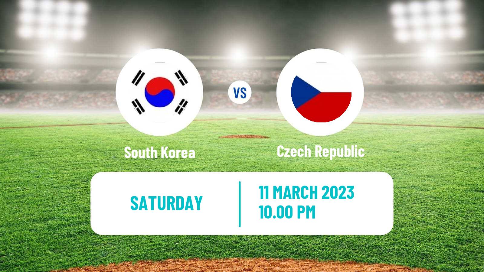 Baseball World Baseball Classic South Korea - Czech Republic