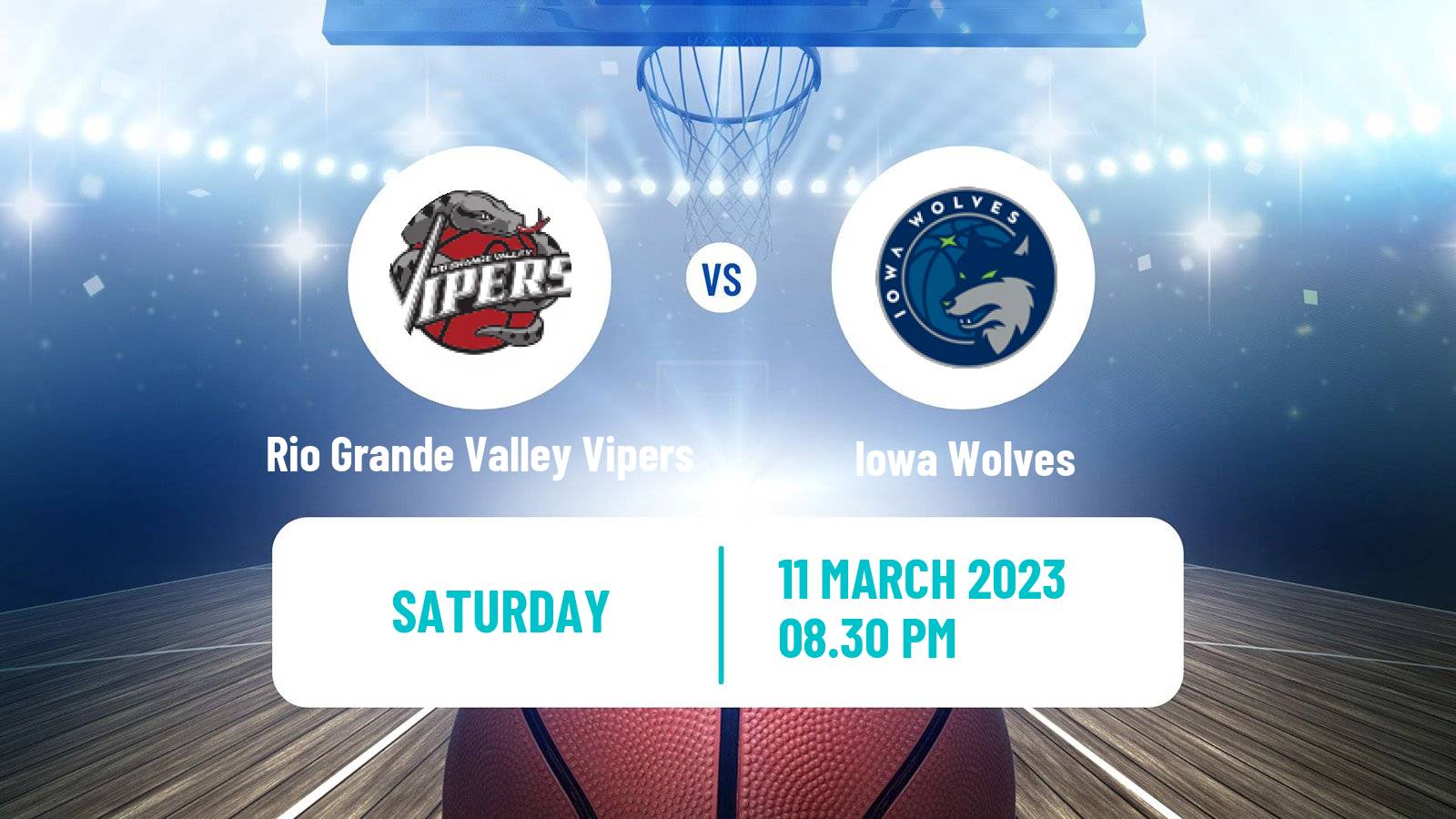 Basketball NBA G-League Rio Grande Valley Vipers - Iowa Wolves