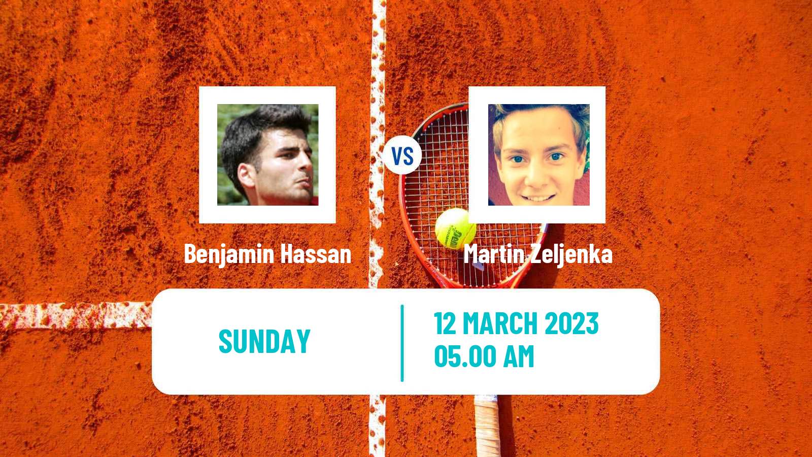 Tennis ATP Challenger Benjamin Hassan - Martin Zeljenka