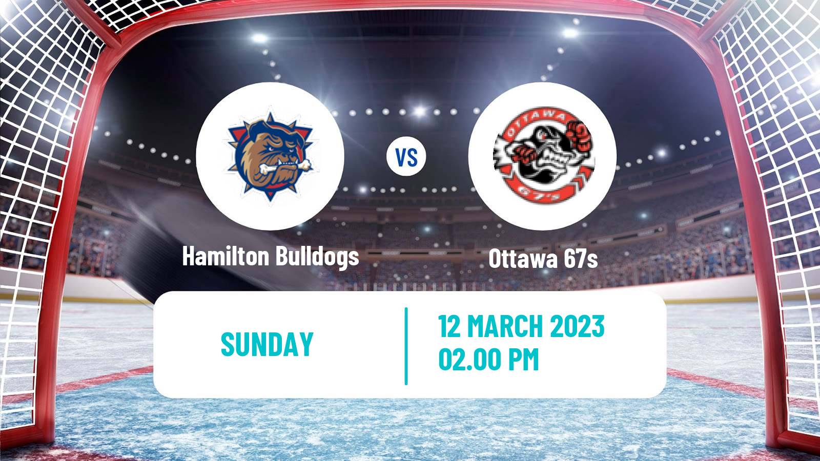 Hockey OHL Hamilton Bulldogs - Ottawa 67s