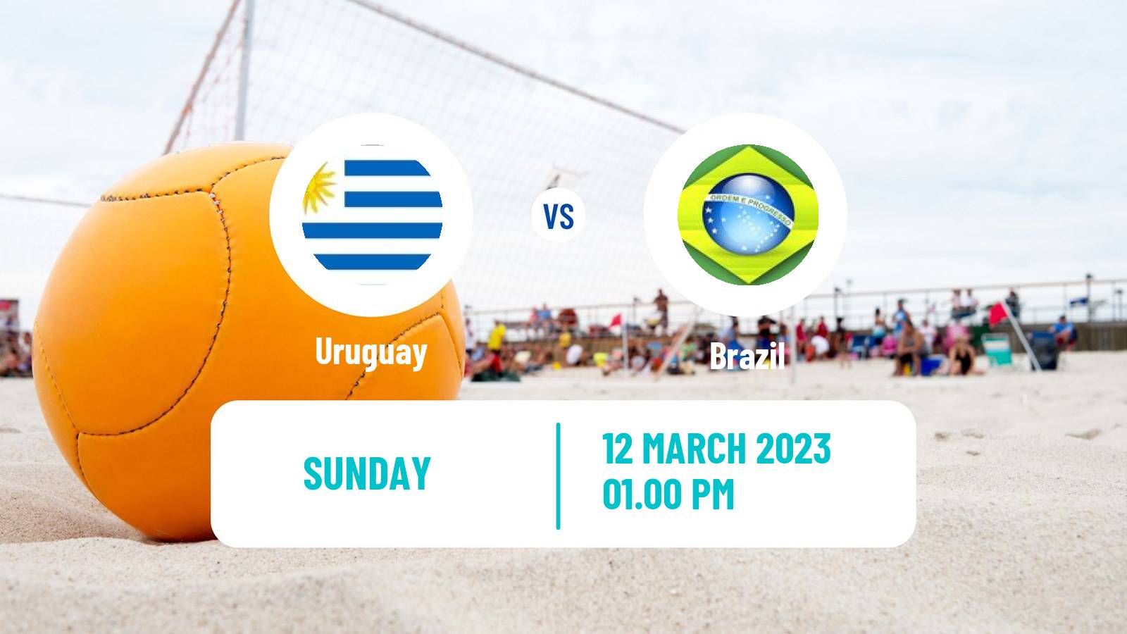 Beach soccer Beach Soccer Uruguay - Brazil