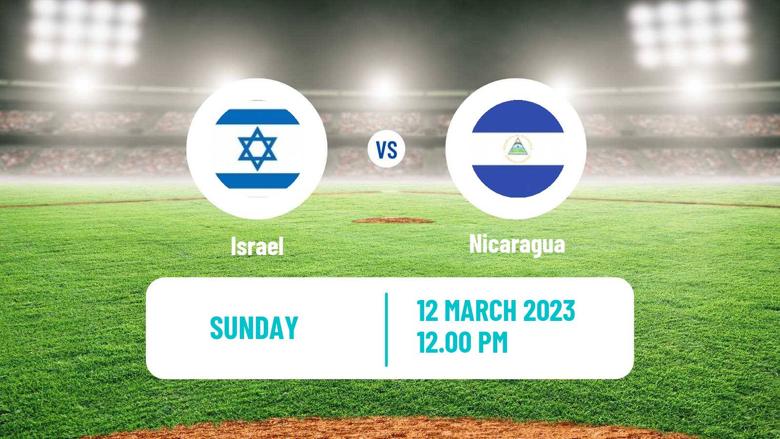 Baseball World Baseball Classic Israel - Nicaragua