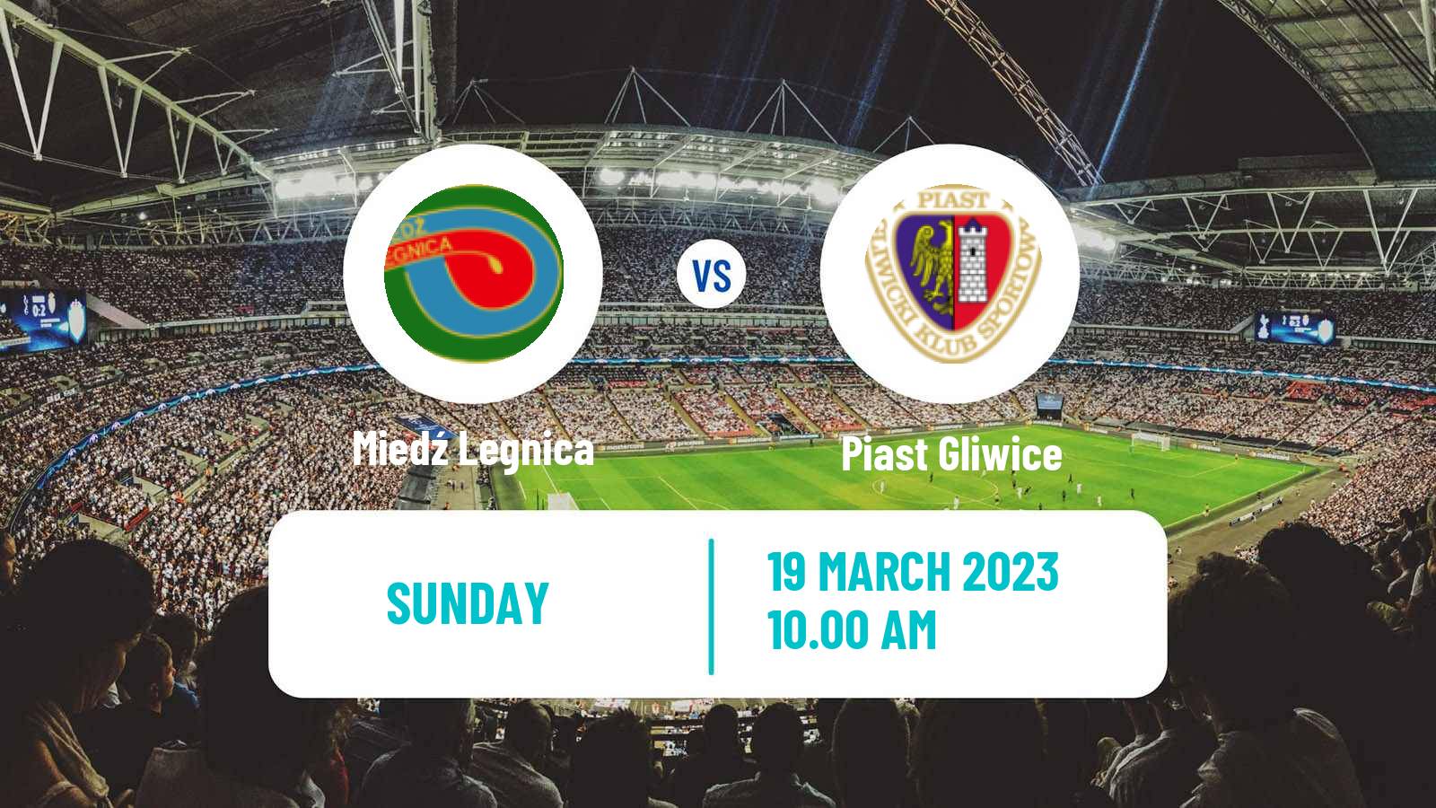 Soccer Polish Ekstraklasa Miedź Legnica - Piast Gliwice