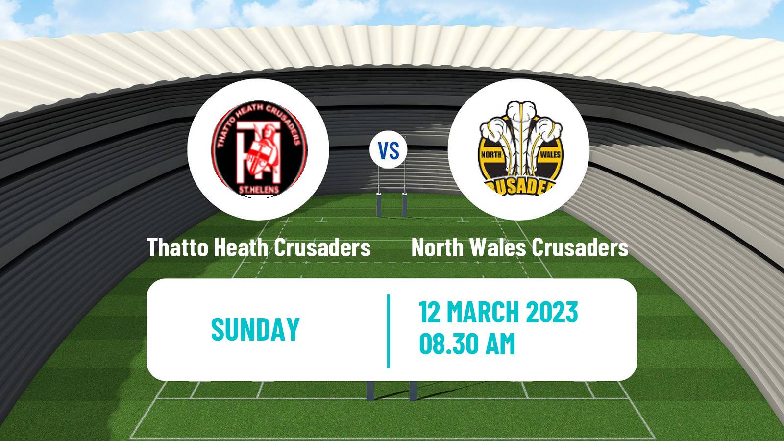 Rugby league Challenge Cup Rugby League Thatto Heath Crusaders - North Wales Crusaders