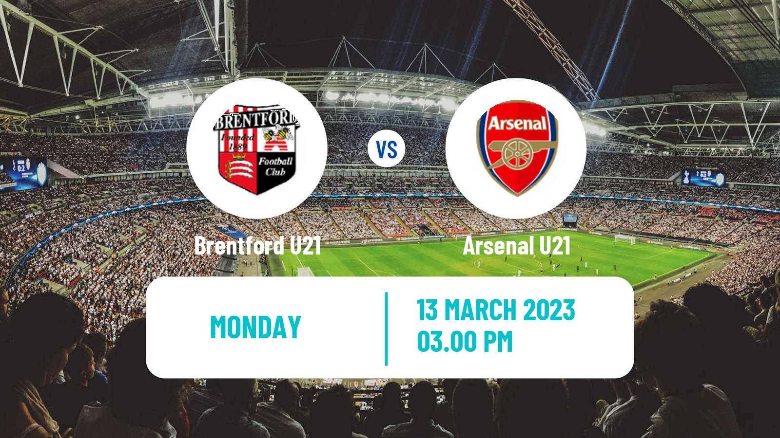 Soccer English Premier League Cup Brentford U21 - Arsenal U21