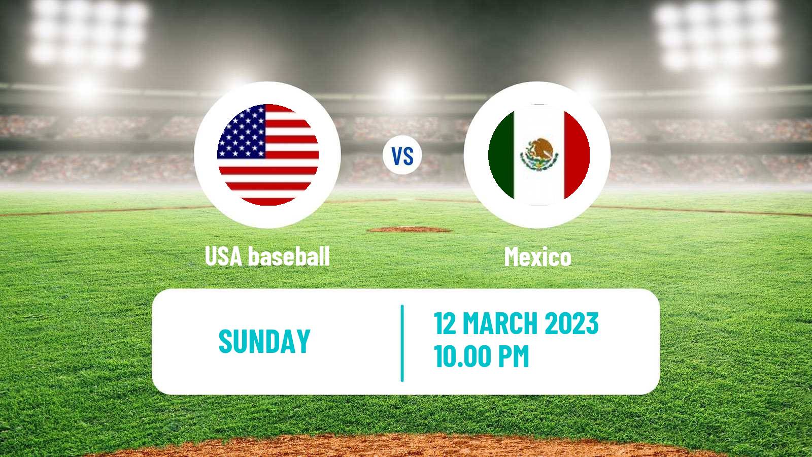 Baseball World Baseball Classic USA - Mexico