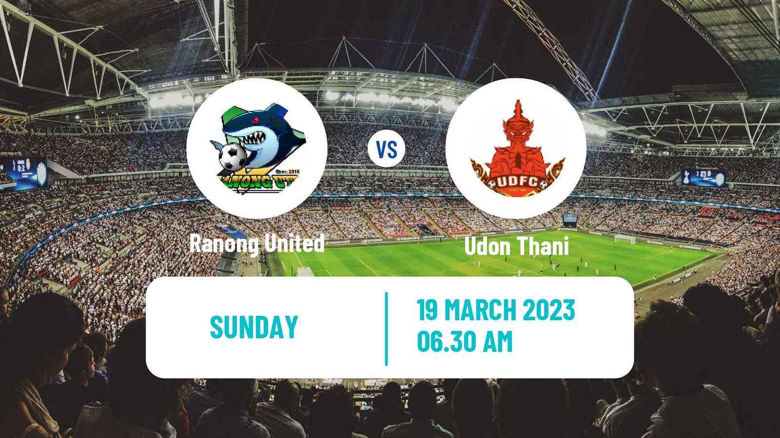 Soccer Thai League 2 Ranong United - Udon Thani