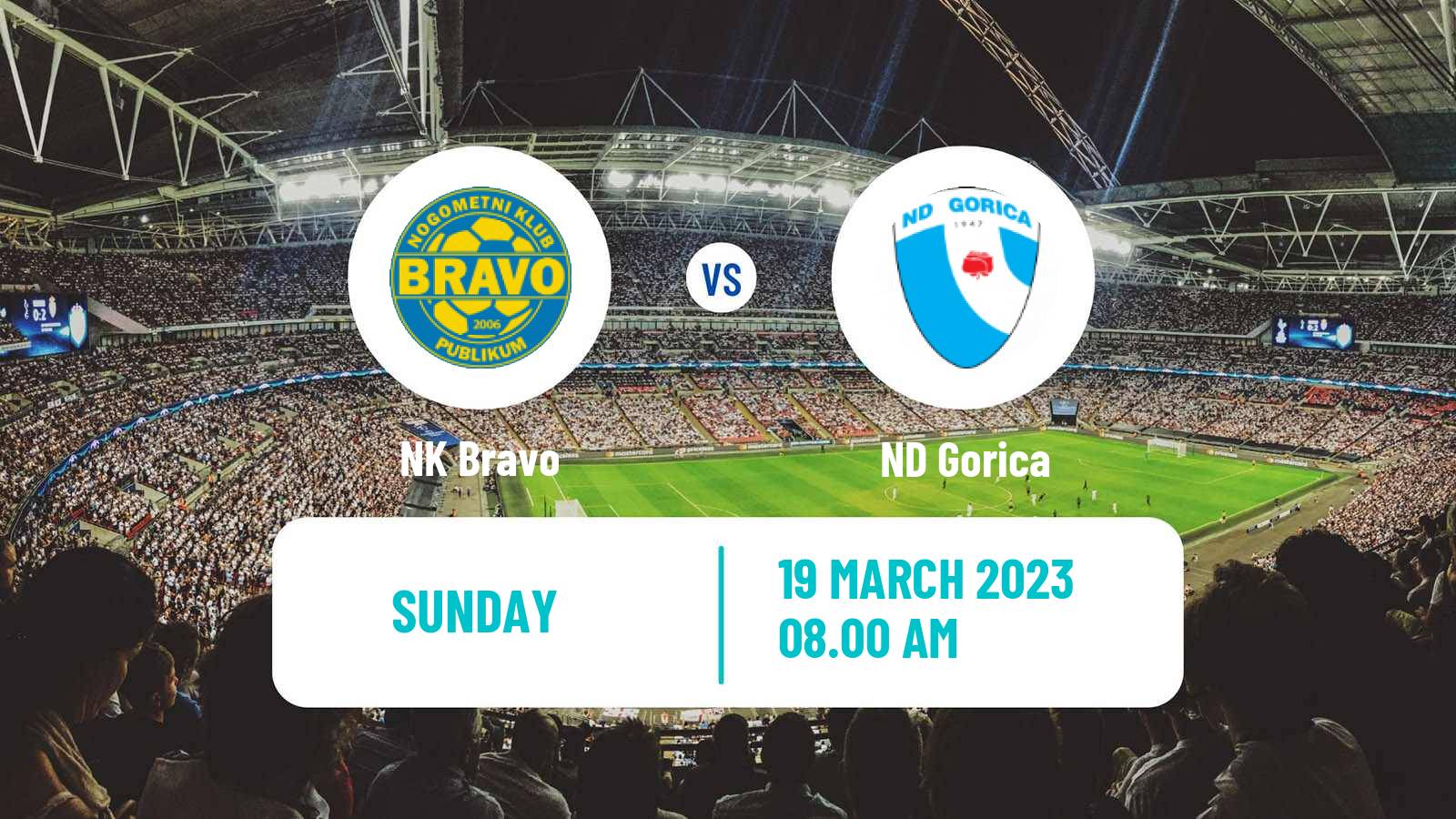 Soccer Slovenian PrvaLiga NK Bravo - Gorica