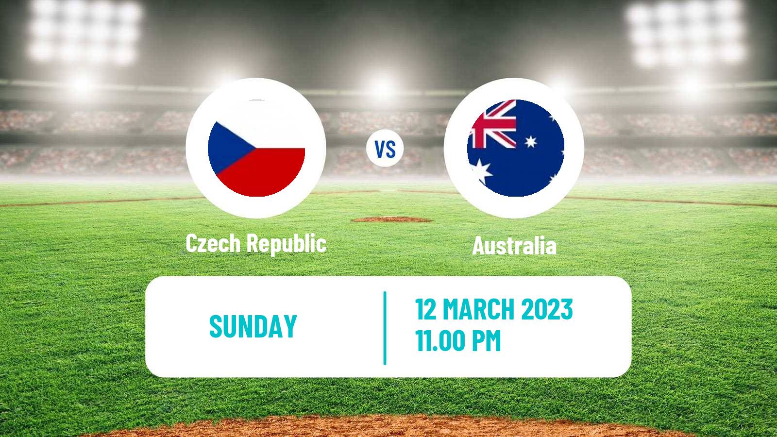 Baseball World Baseball Classic Czech Republic - Australia