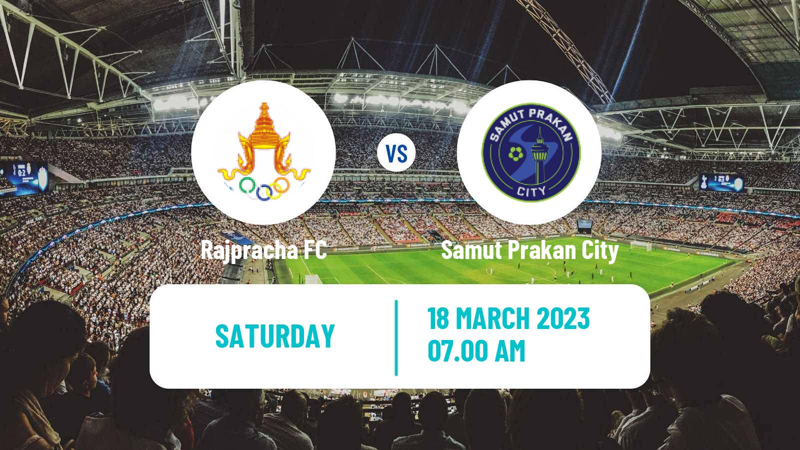 Soccer Thai League 2 Rajpracha - Samut Prakan City