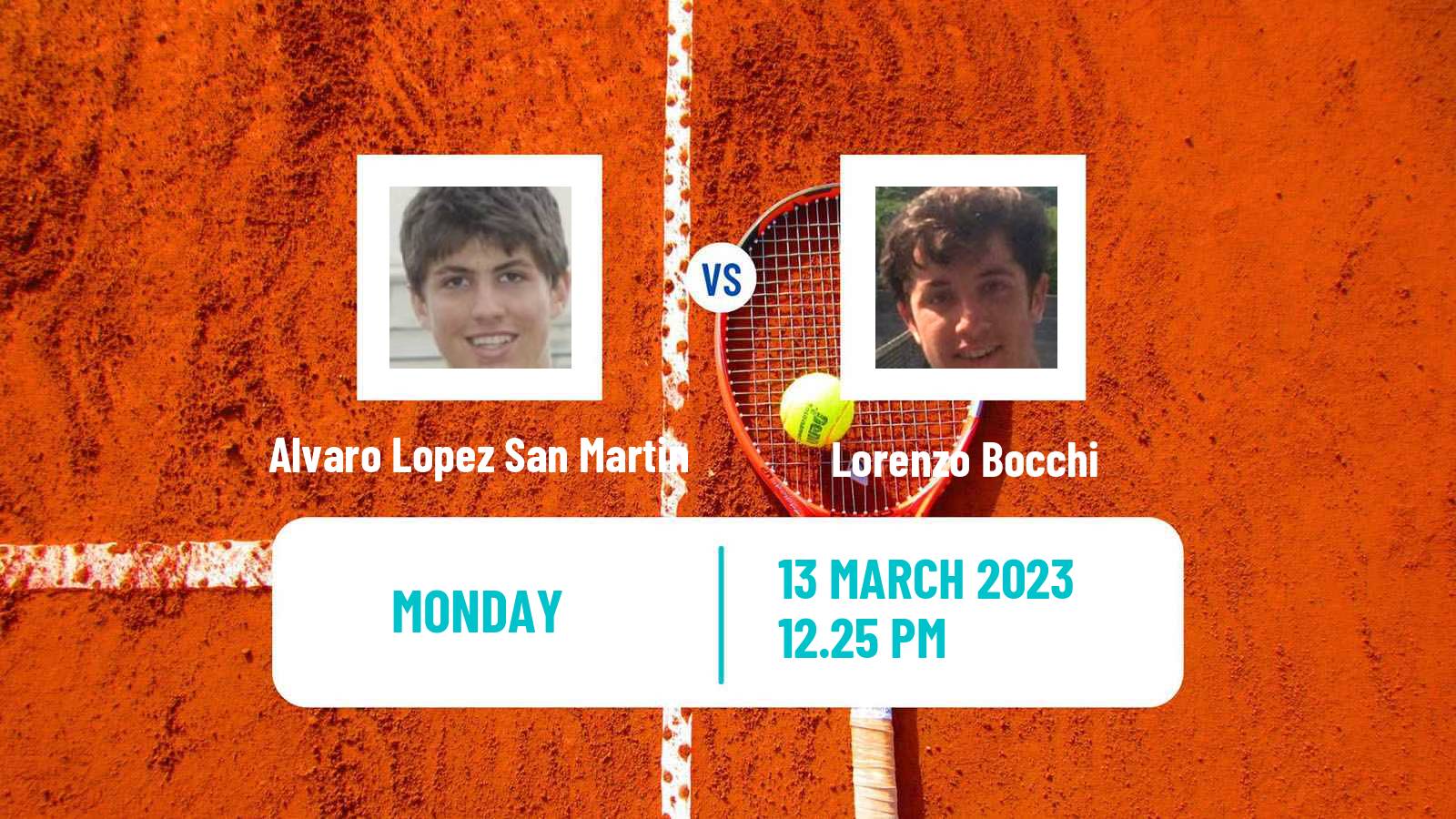 Tennis ATP Challenger Alvaro Lopez San Martin - Lorenzo Bocchi