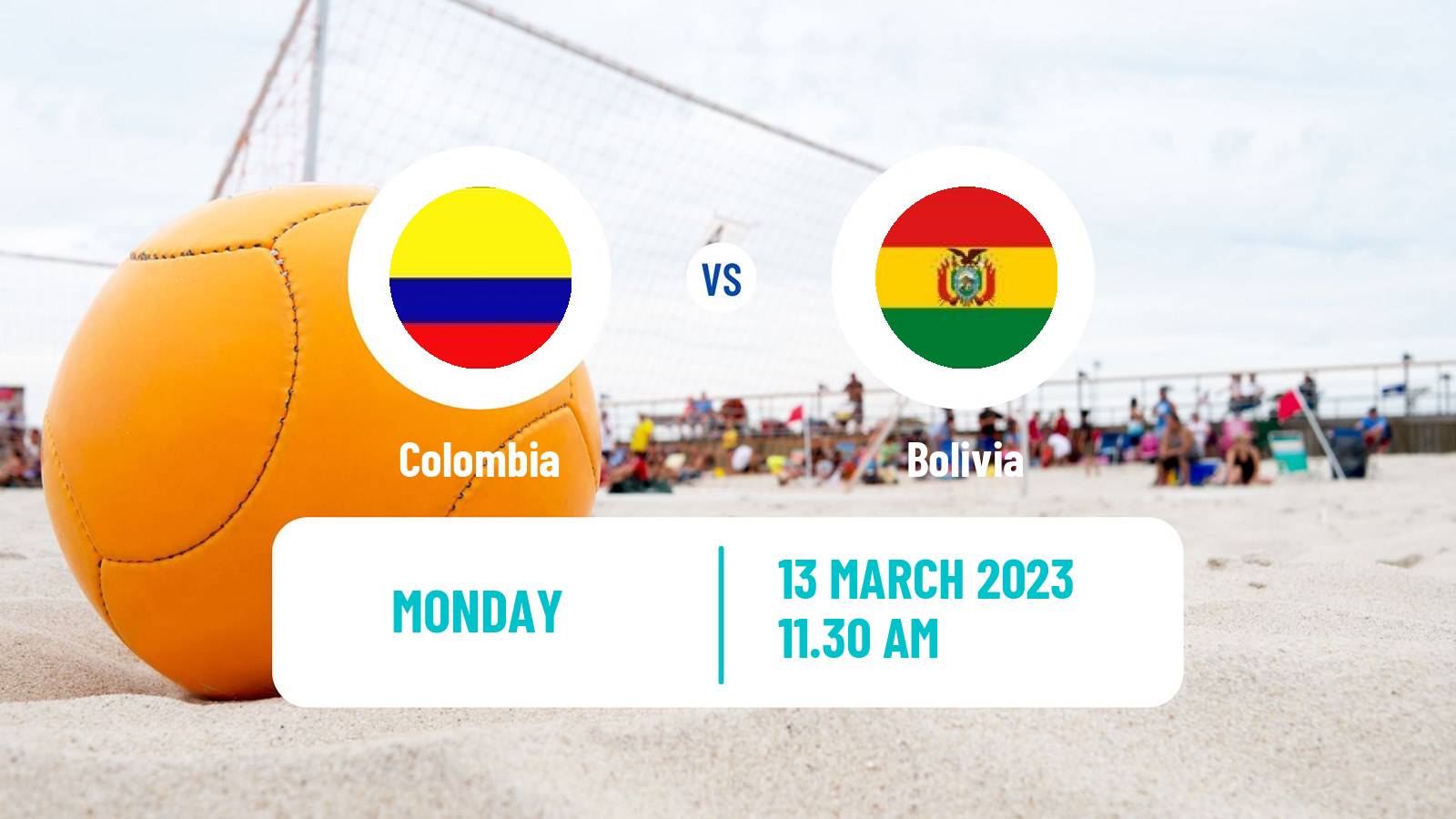 Beach soccer Beach Soccer Colombia - Bolivia